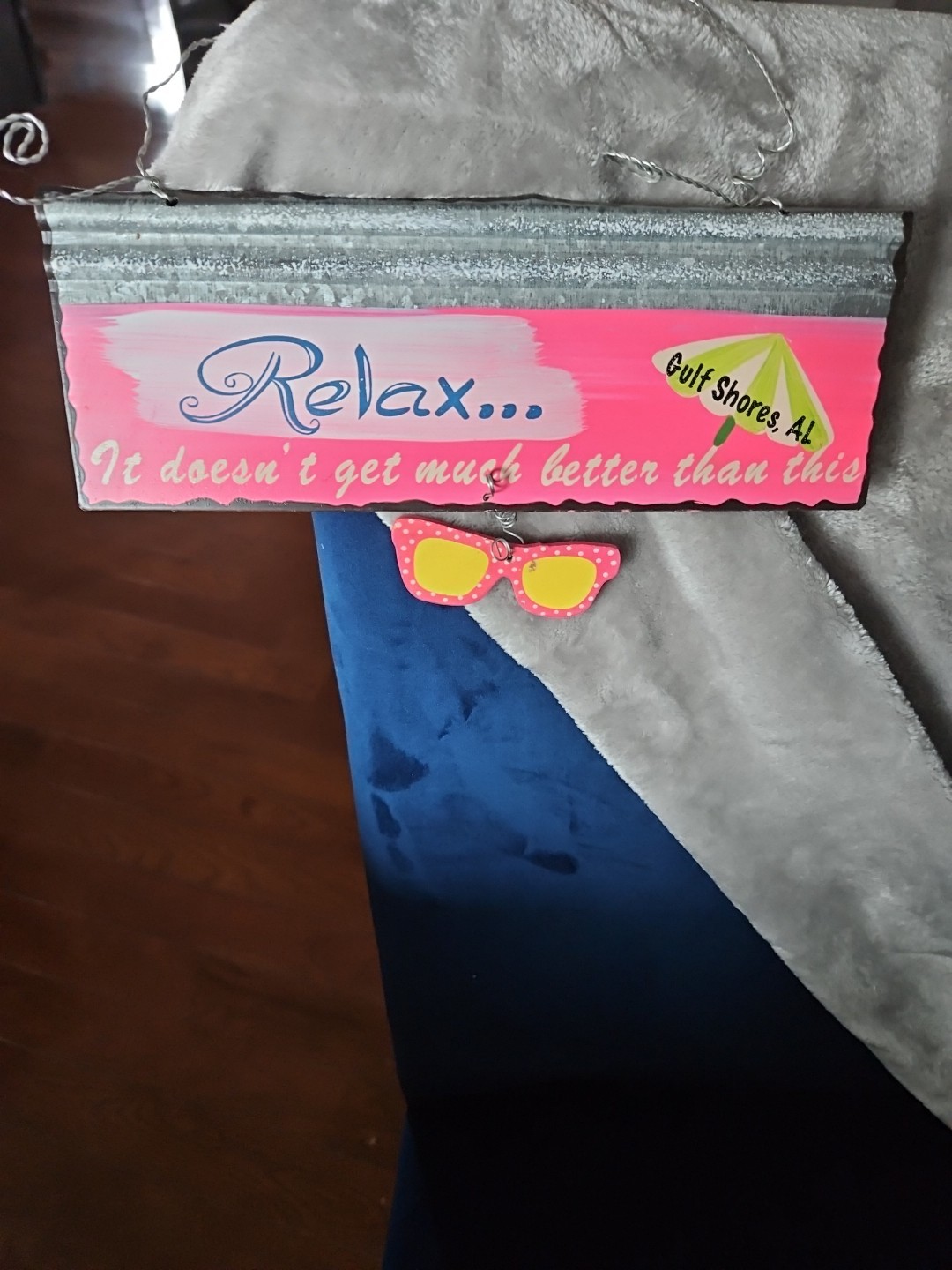 Relax Zone Novelty 3.5″x9.5″ metal street plaque Home Door Garage Wall Decor