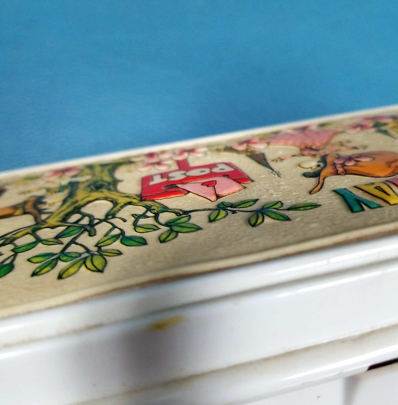 VTG MCM Lady Mate C=81-002 Raindrops Keep Falling On My Head Musical Jewelry Box