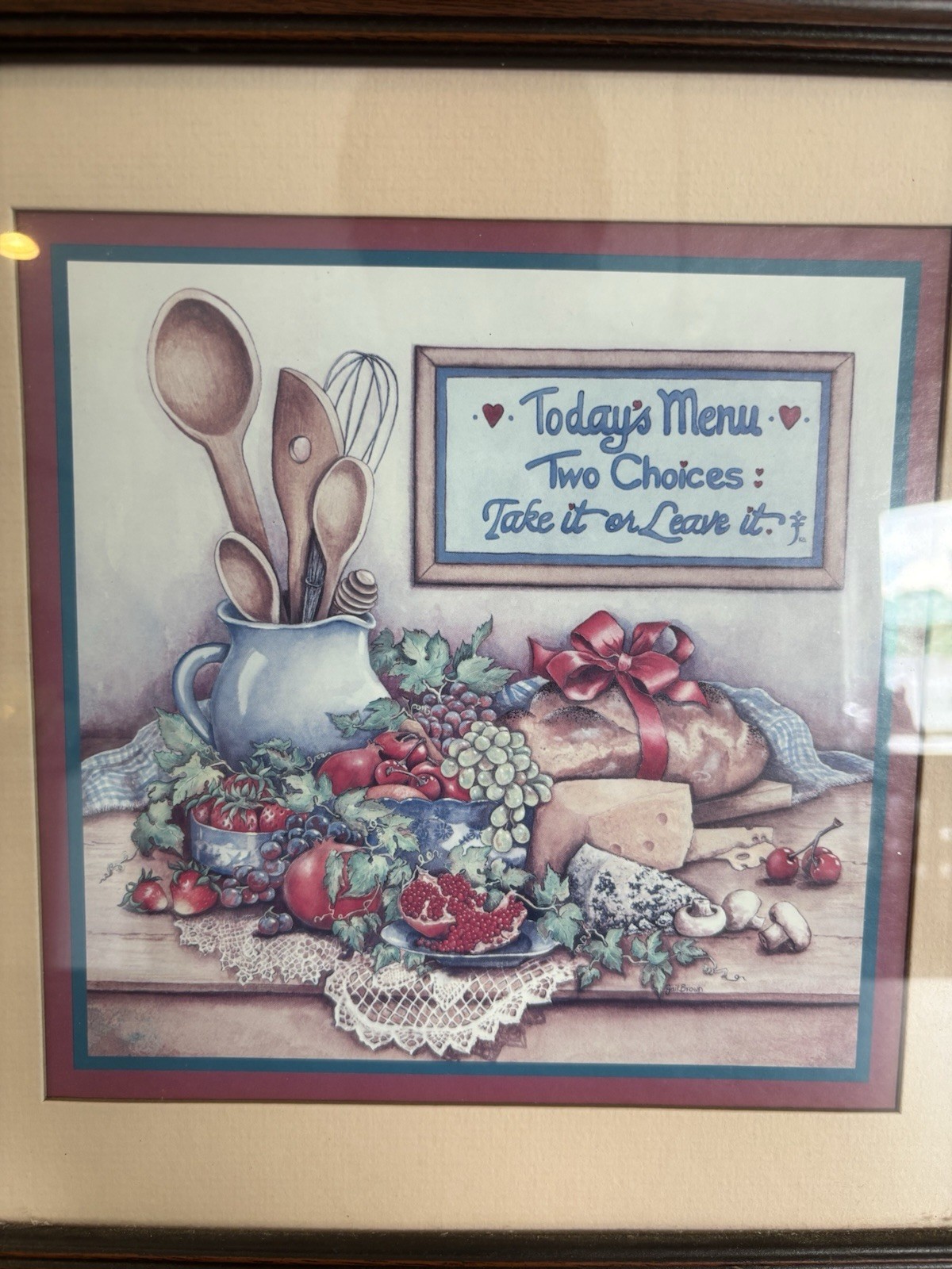 Home Interiors Framed Print Vintage CottageCore GrandmaCore 11.5 x 11.5