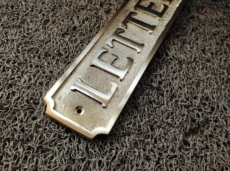 Cast Brass custom door signs & plaques – Custom language plaques – Custom name s