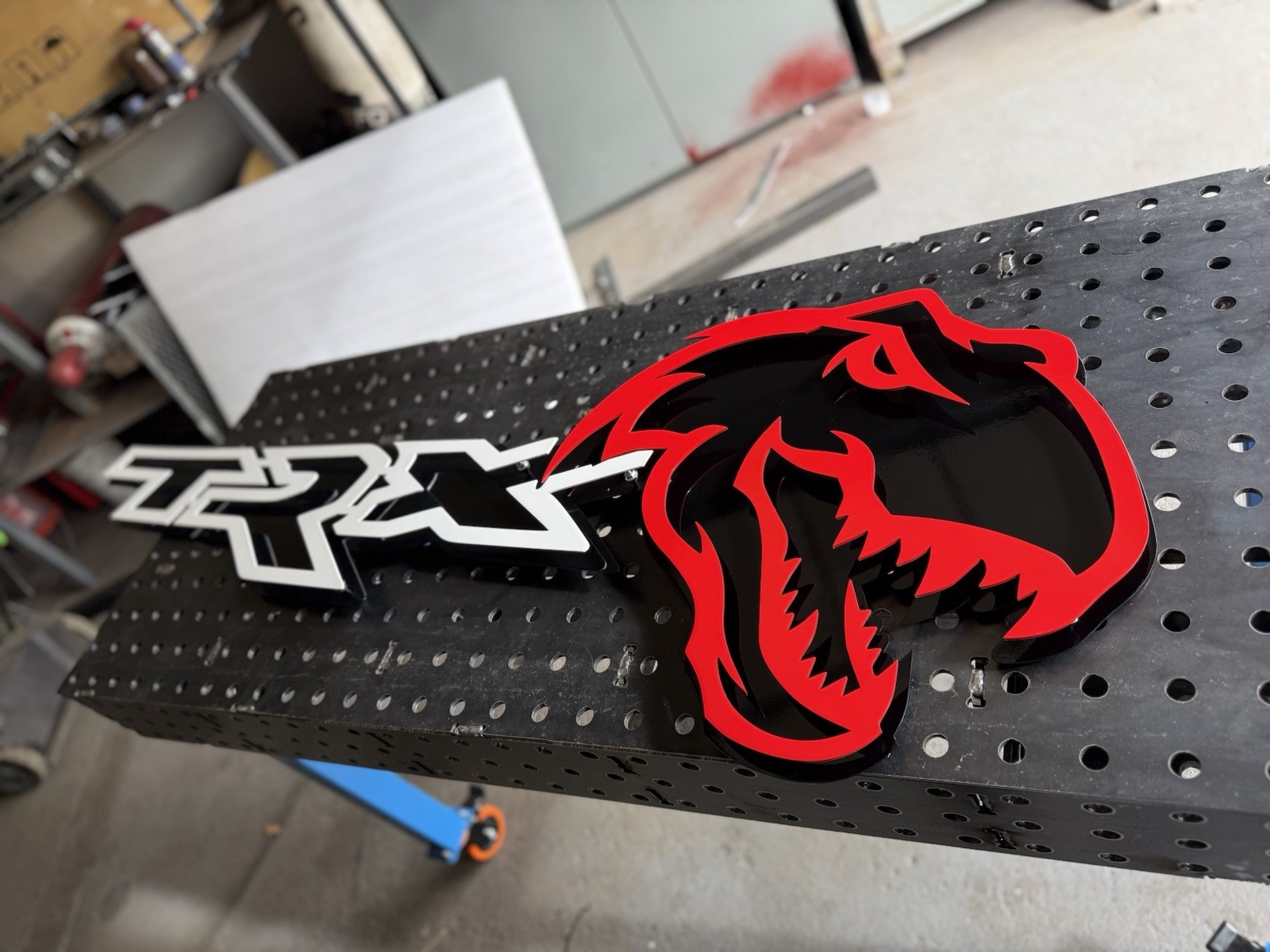 Trx metal sign 48″x17″ Metal Powder Coated