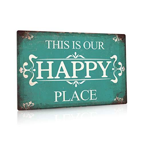 Porch Rules Sign Aluminum Metal Wall Sign For Home Bar Farmhouse 12×8 Inches