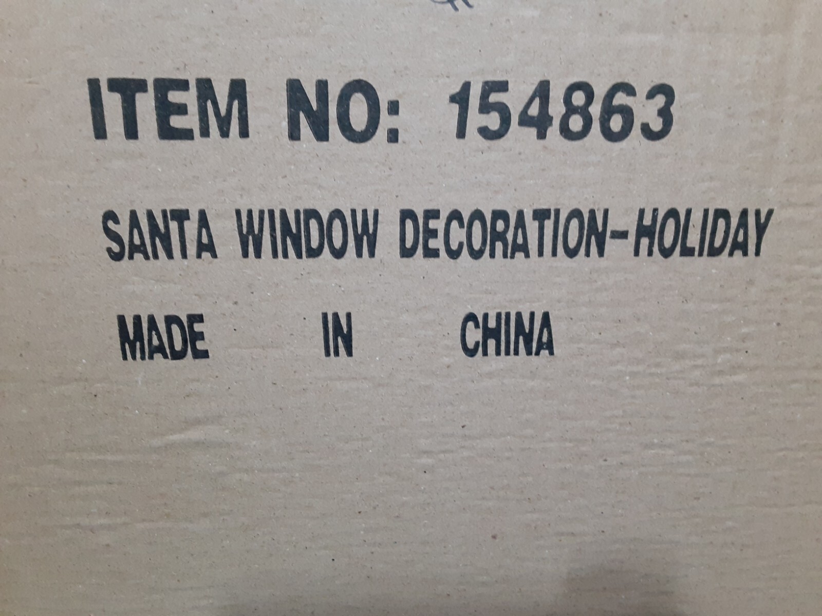 set of 4: Kenyield Wooden Holiday Window Decoration