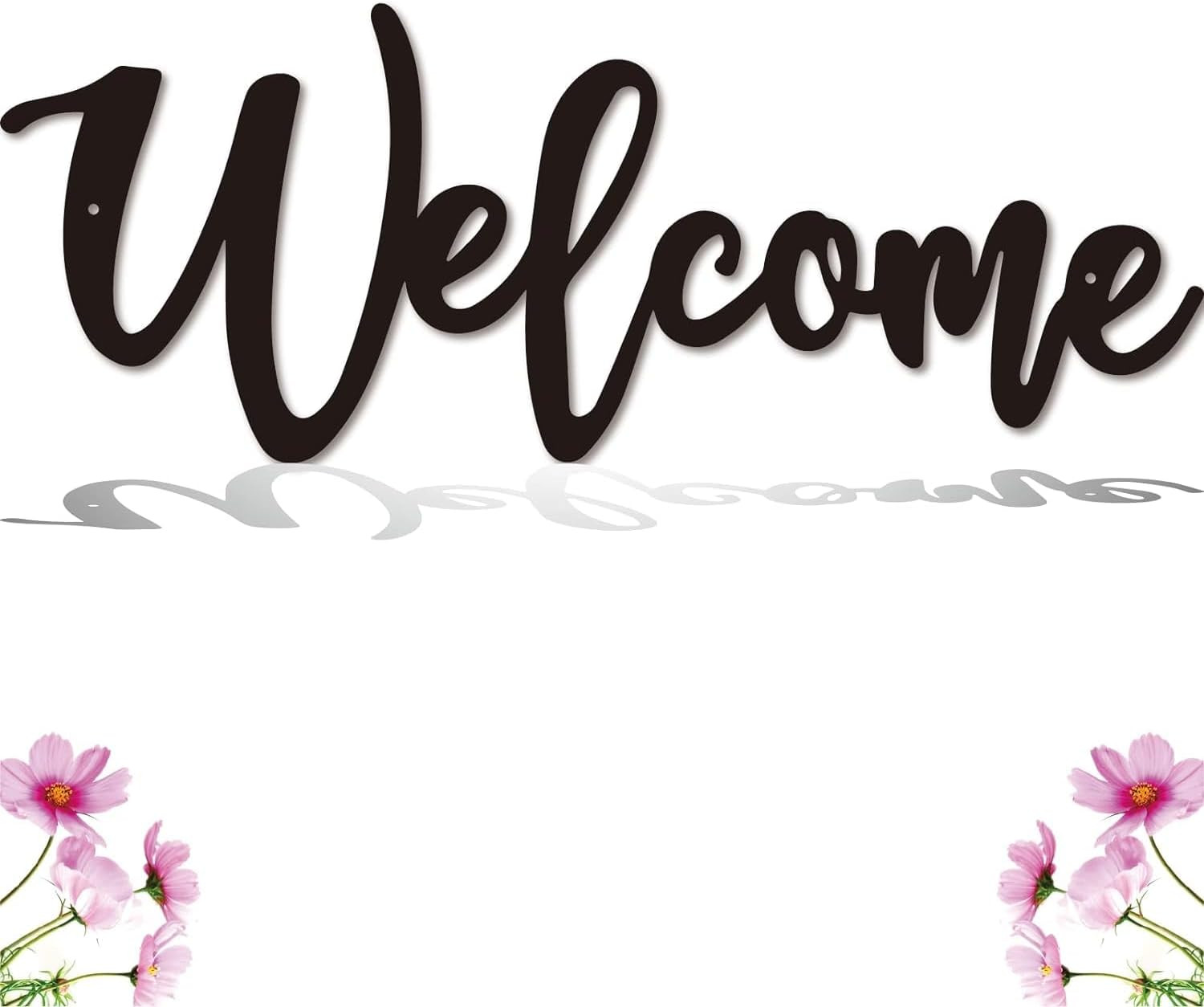 Welcome Metal Sign, Welcome Wall Decor,Welcome Signs Wall Art,Welcome Cutout Let