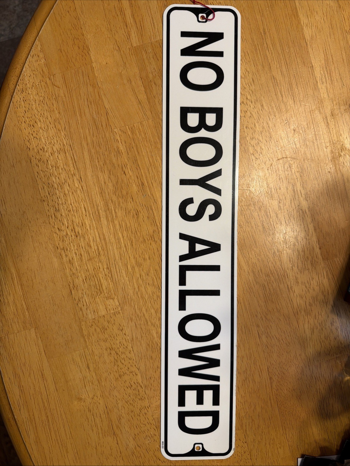 No Boys Allowed Sign Which Is A Decoration for Any Room