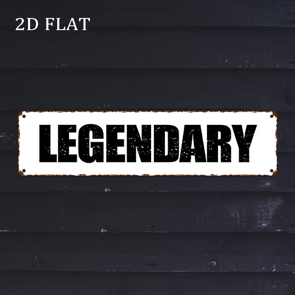 2D Iron Wall Decor 40.64×10.16cm Rustic Black Letters Indoor Outdoor