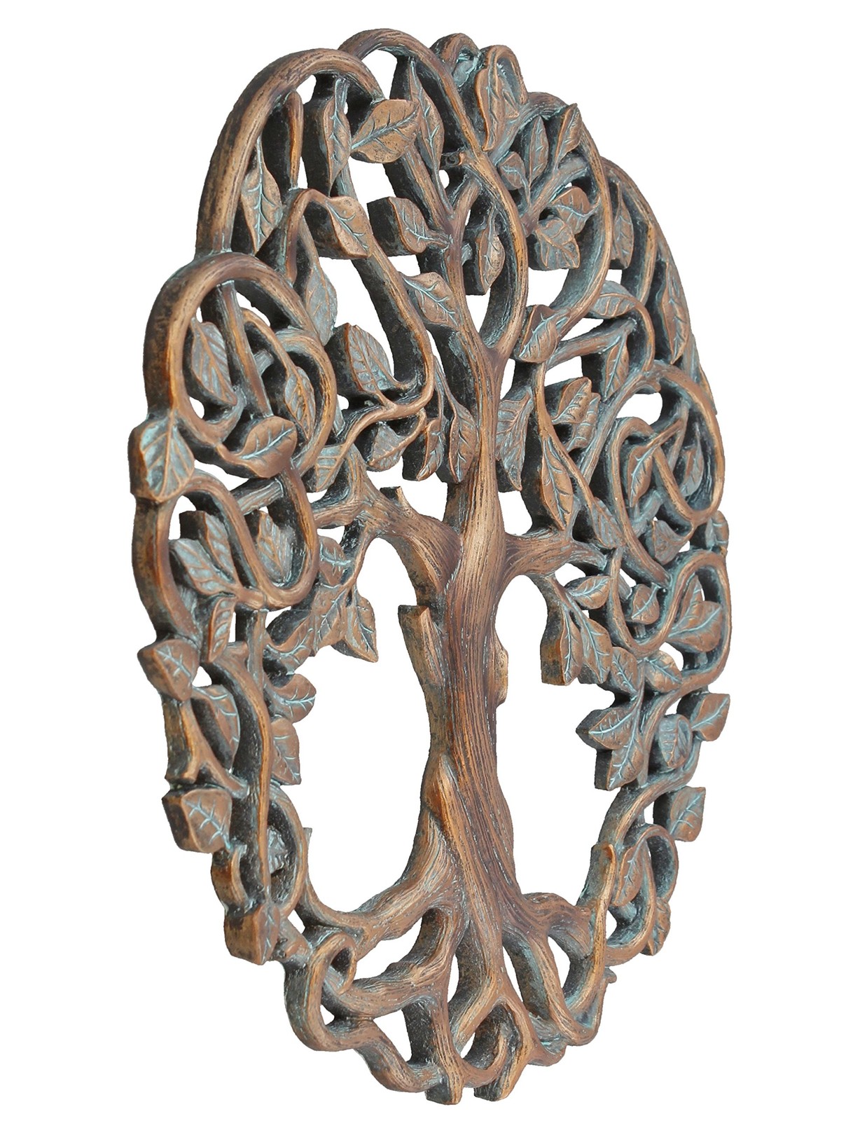 Tree of Life Wall Plaque 11 5/8 Inches Decorative Celtic Garden Art Sculpture