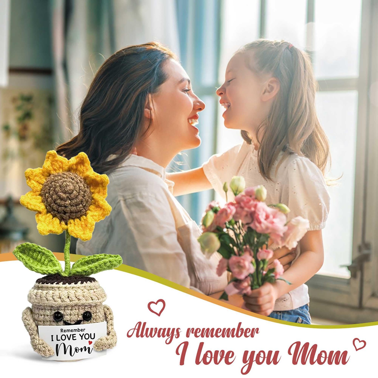 Mini Birthday Gifts for Mom, Mom Gifts from Daughters Remember I Love You MOM…