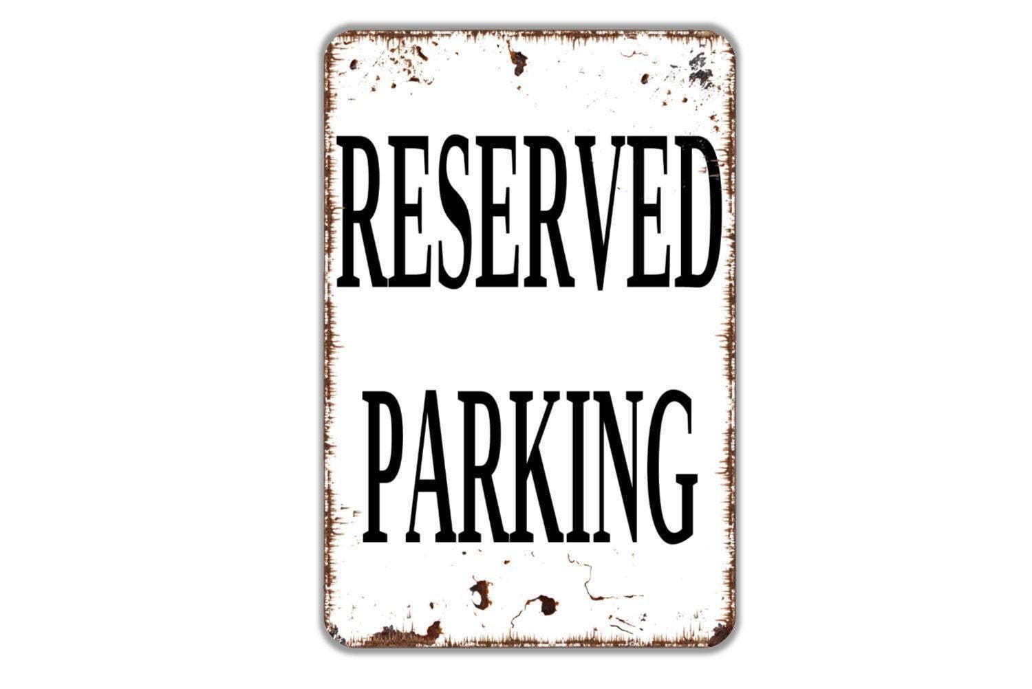 Reserved Parking Sign – Business Office Property Lot Safety Notice – Private