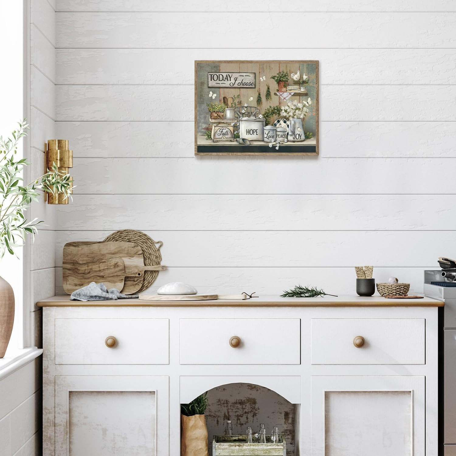 Rustic Farmhouse Kitchen Wall Art Country Farm Kitchen Pictures Motivational Can
