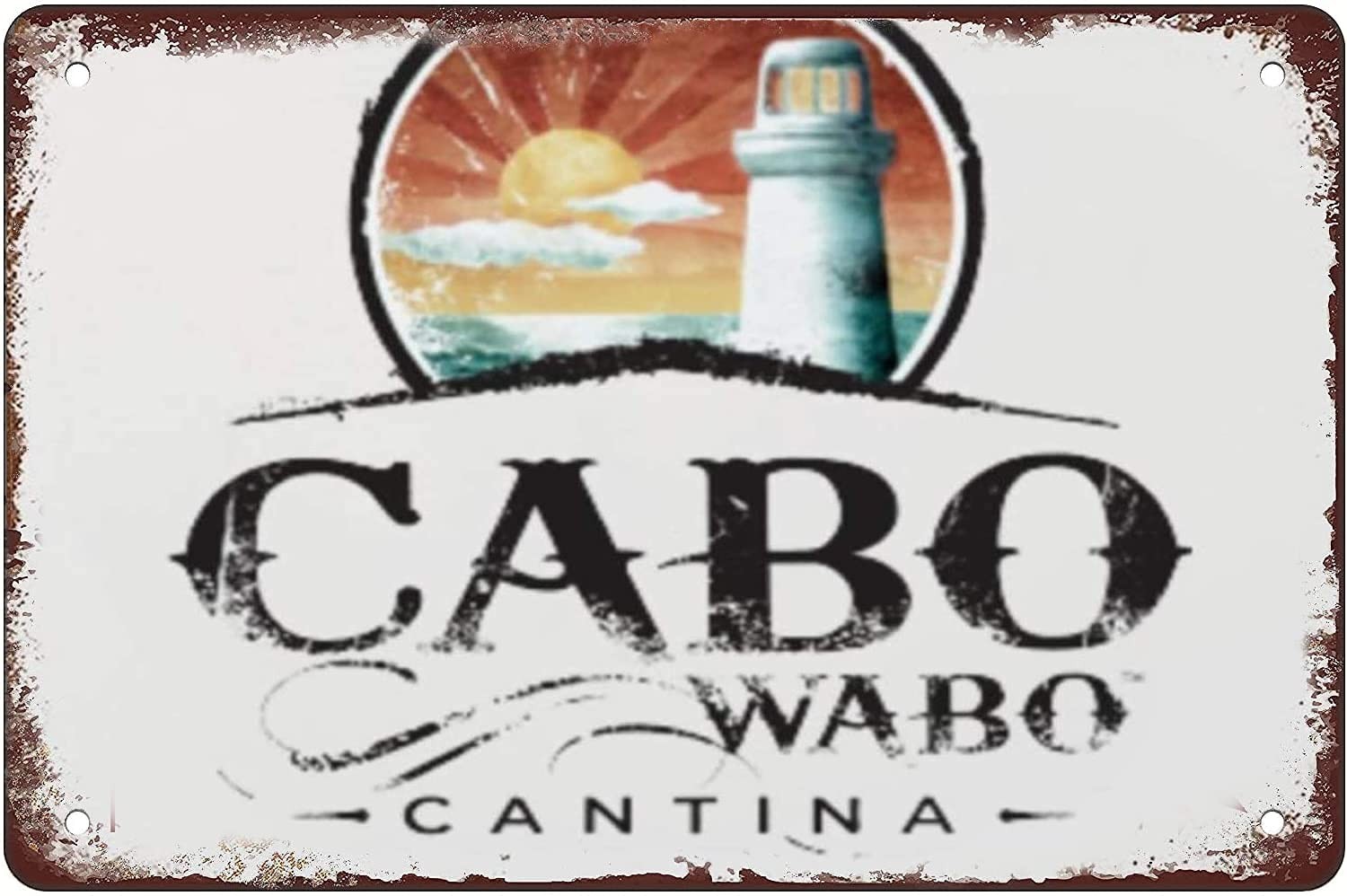 Cabo Wabo Retro Funny Bar Wall Decor Home Decor Retro Sign Tin Sign 12 X 8 In…