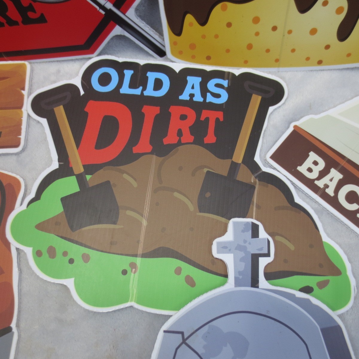 Big Dot of Happiness Over the Hill Old Person Party Birthday Cut-Outs Outdoor