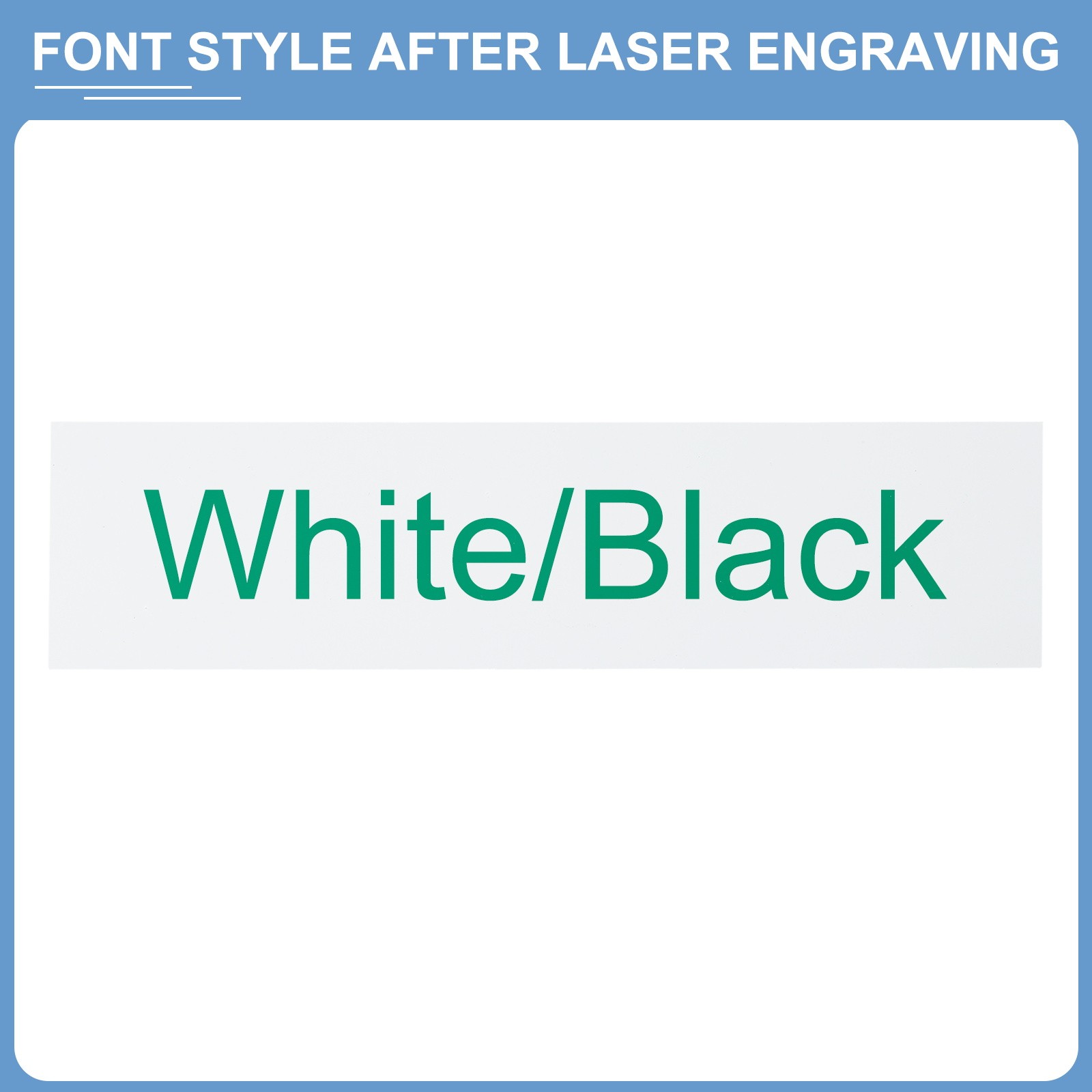 8″x2″ Blank Name Plates, 20 Pack Custom Engraved Name Plate, White, Green