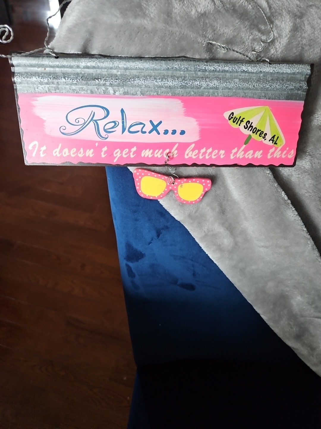 Relax Zone Novelty 3.5″x9.5″ metal street plaque Home Door Garage Wall Decor