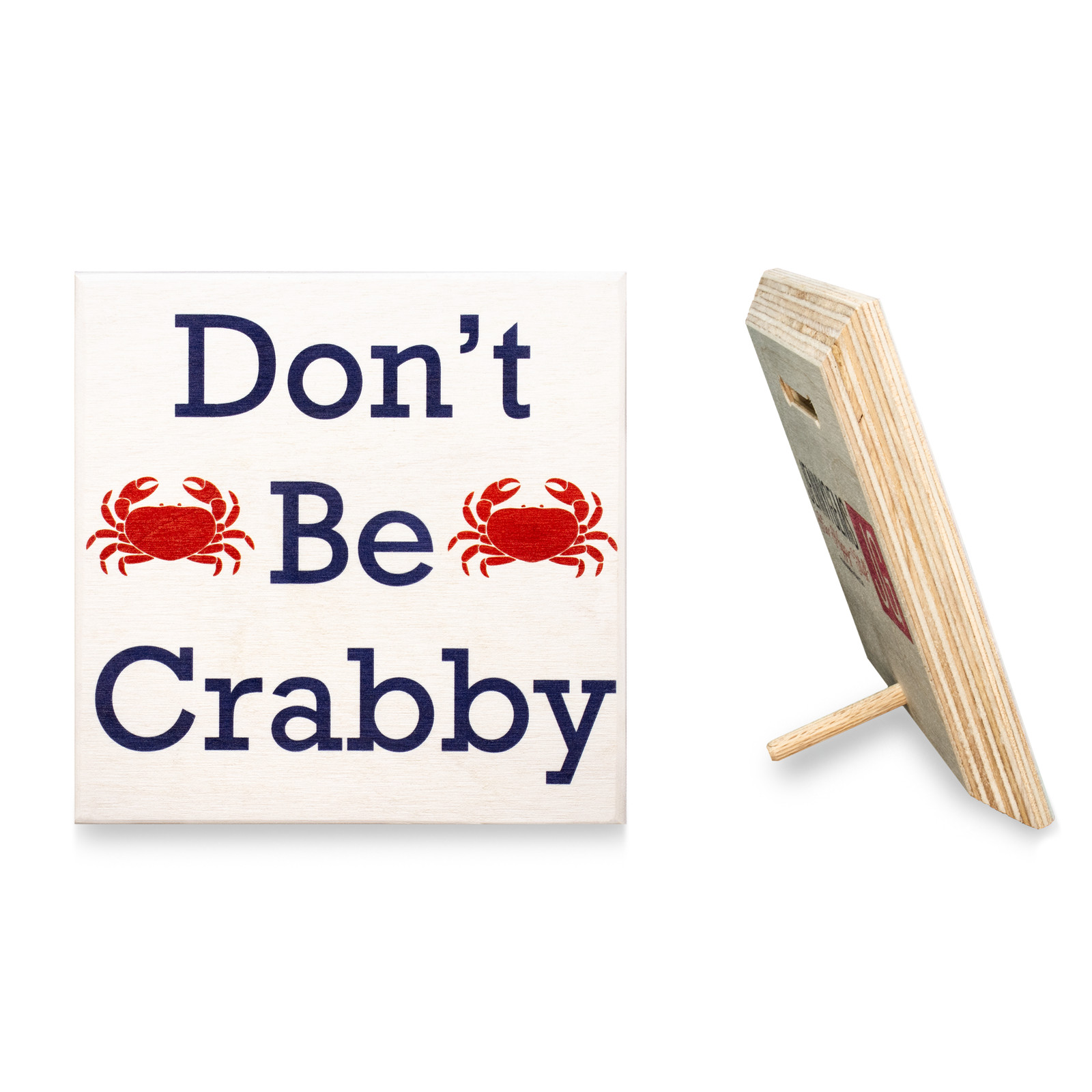 JennyGems Crab Decor Crab Wall Decorations, Don’t Be Crabby, Beach House Gifts