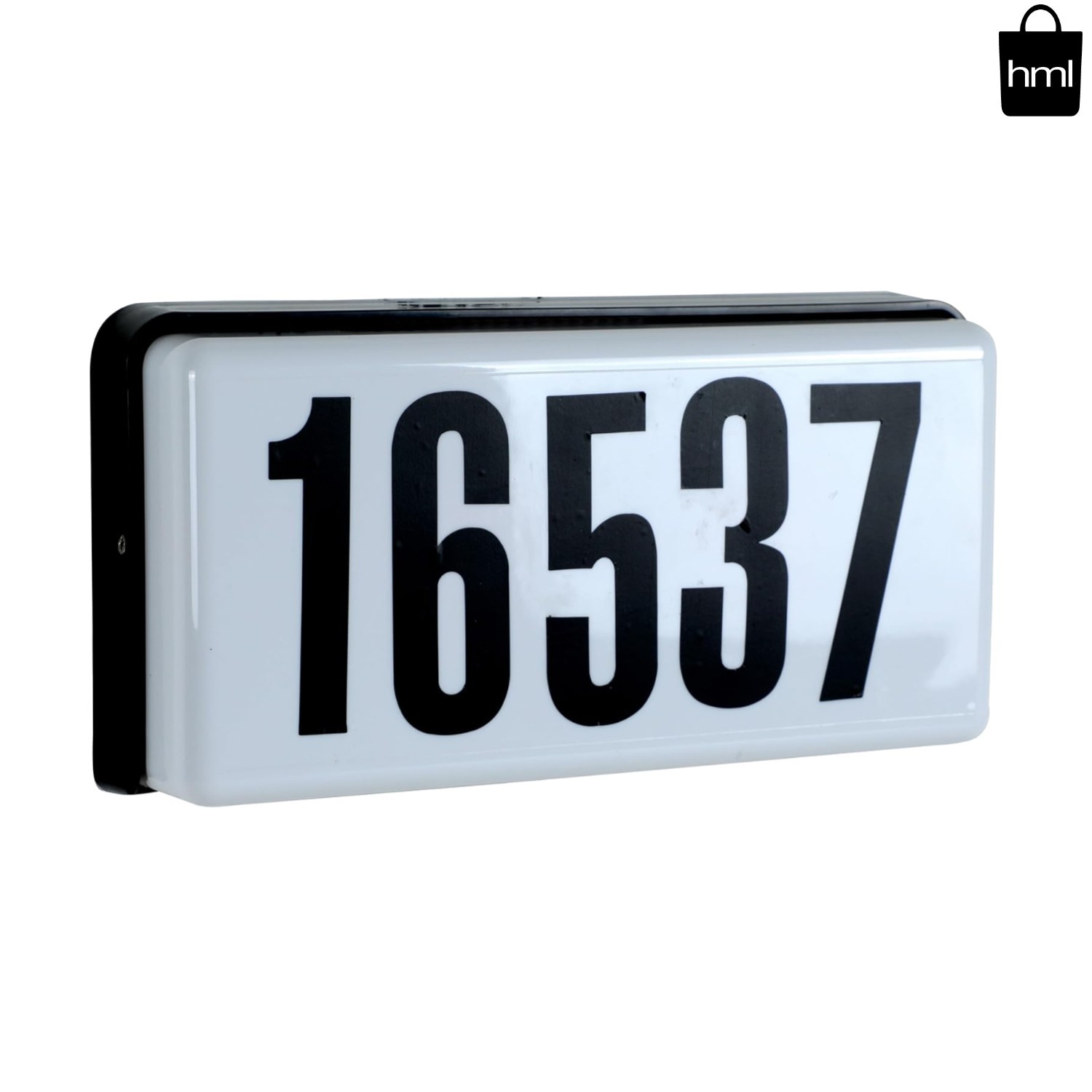 Stylish Outdoor Lighted Address Sign – Easily Visible 10 Inch House Number Sign