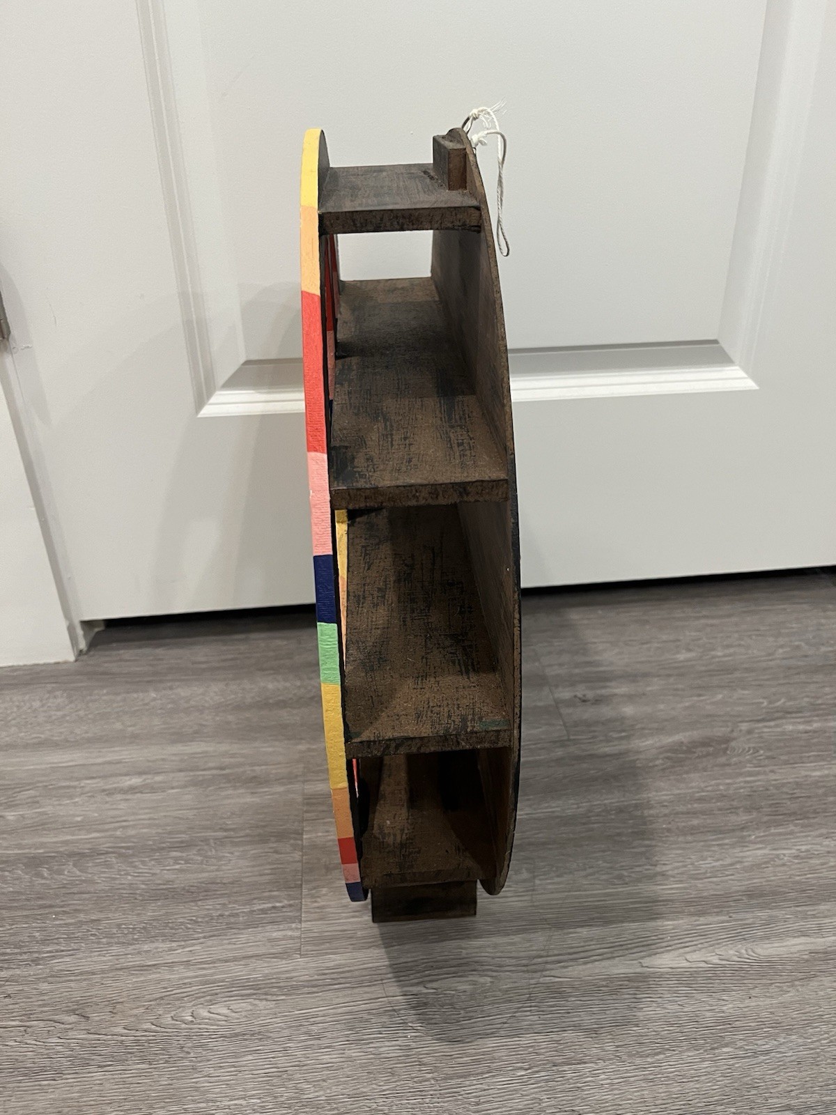 Peace Wood Shelf Sit Or Hang 18” | Colorful Pride Peace Shelf