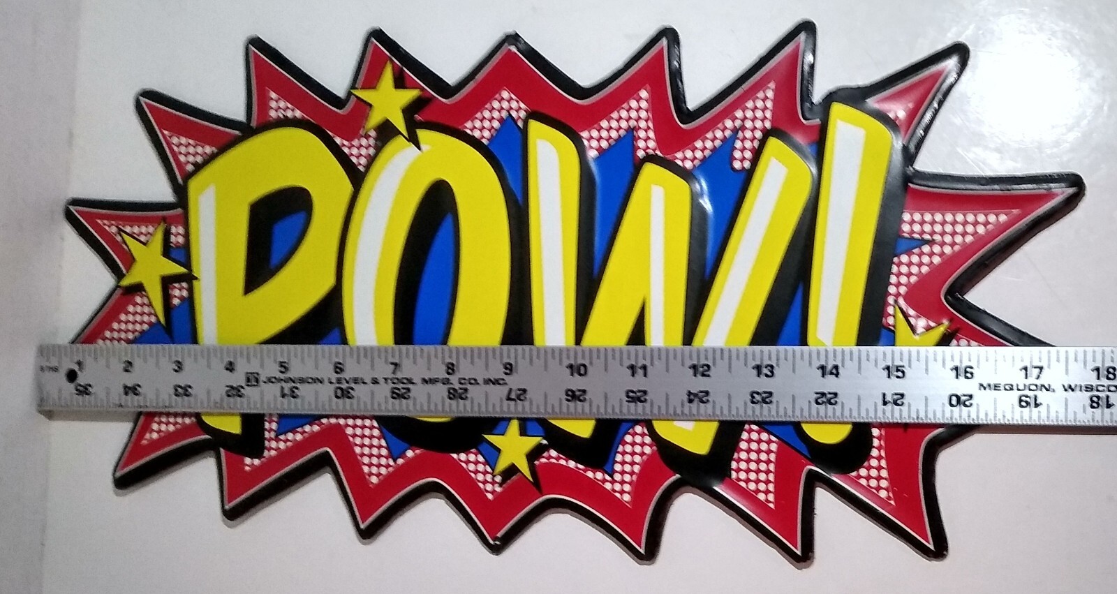 4 Piece Comic Book Hero Room Metal Signs Door Knob Hobby Lobby POW BANG KA-BOOM!