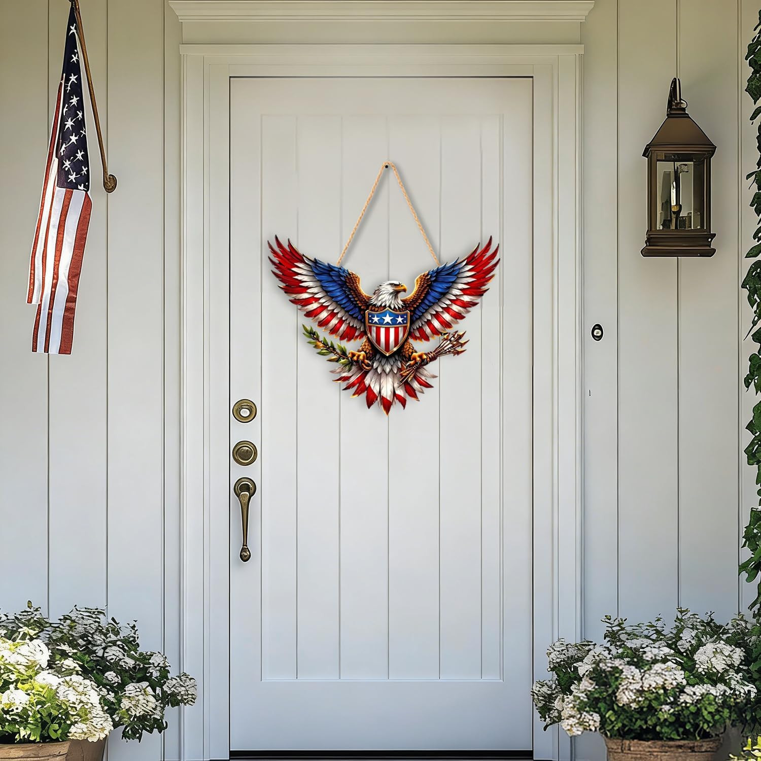 Independence Door Sign 250Th Anniversary America Eagle 1776-2026 250 Years of Fr
