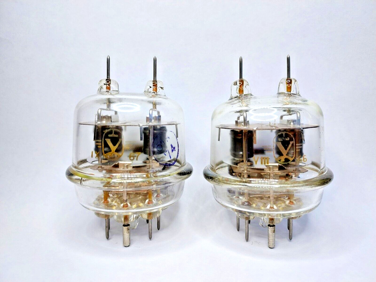 2 pcs GU-32 / ГУ-32 Generator double beam tetrode 1960’s vacuum tubes NEW NOS