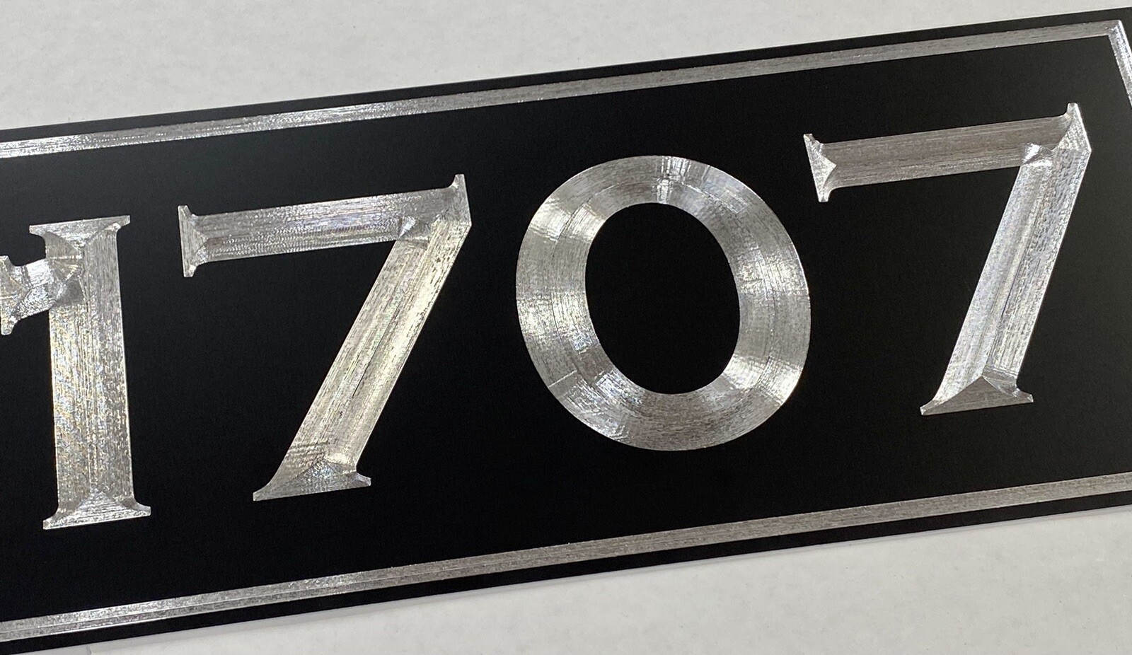 Engraved Personalized Custom House Home Number Street Address Metal 12×5 Sign