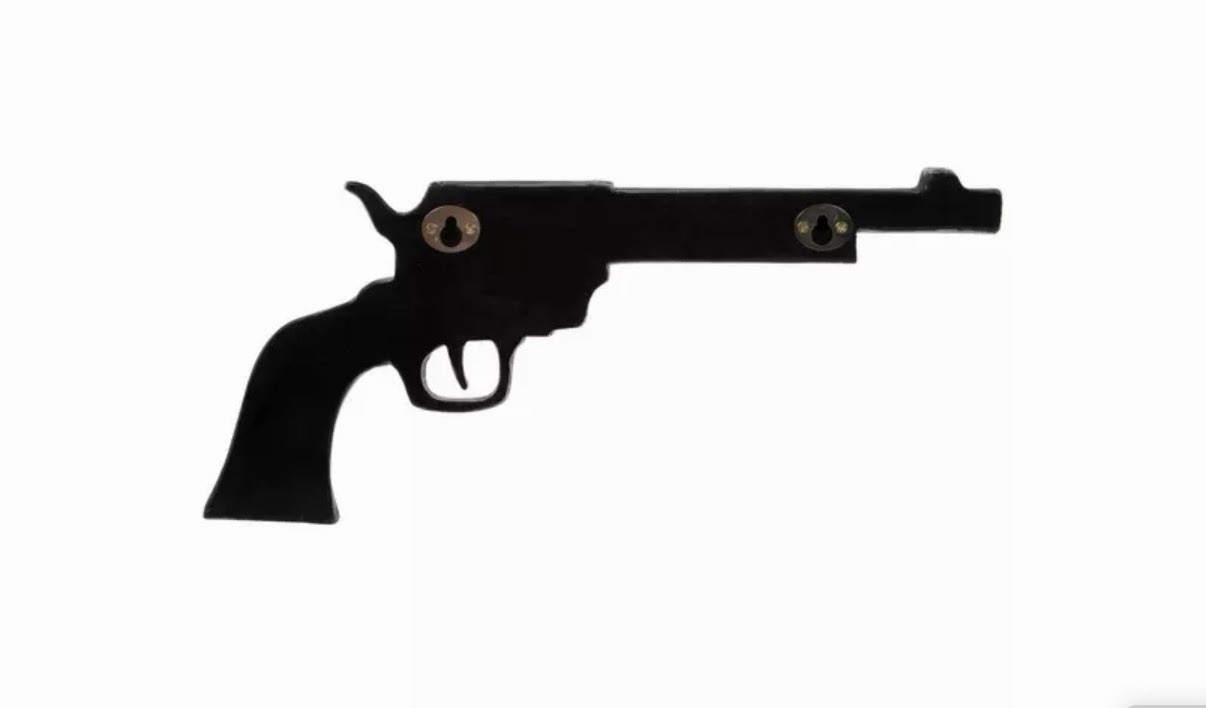 Rustic Antique Revolver Wall Decor Country Western Home Decor Man Cave