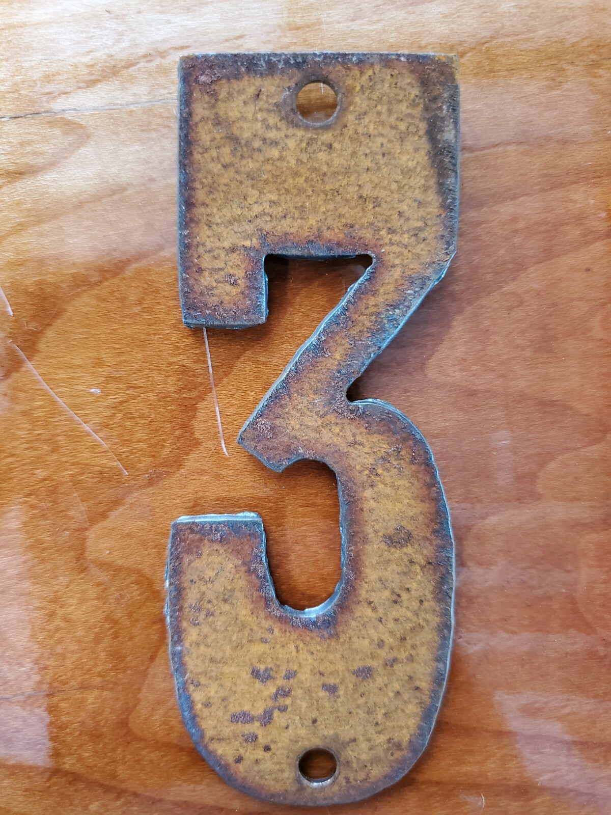 Western Rusty Steel Metal Letters & Numbers – 4inch Modern Antique Rustic Décor