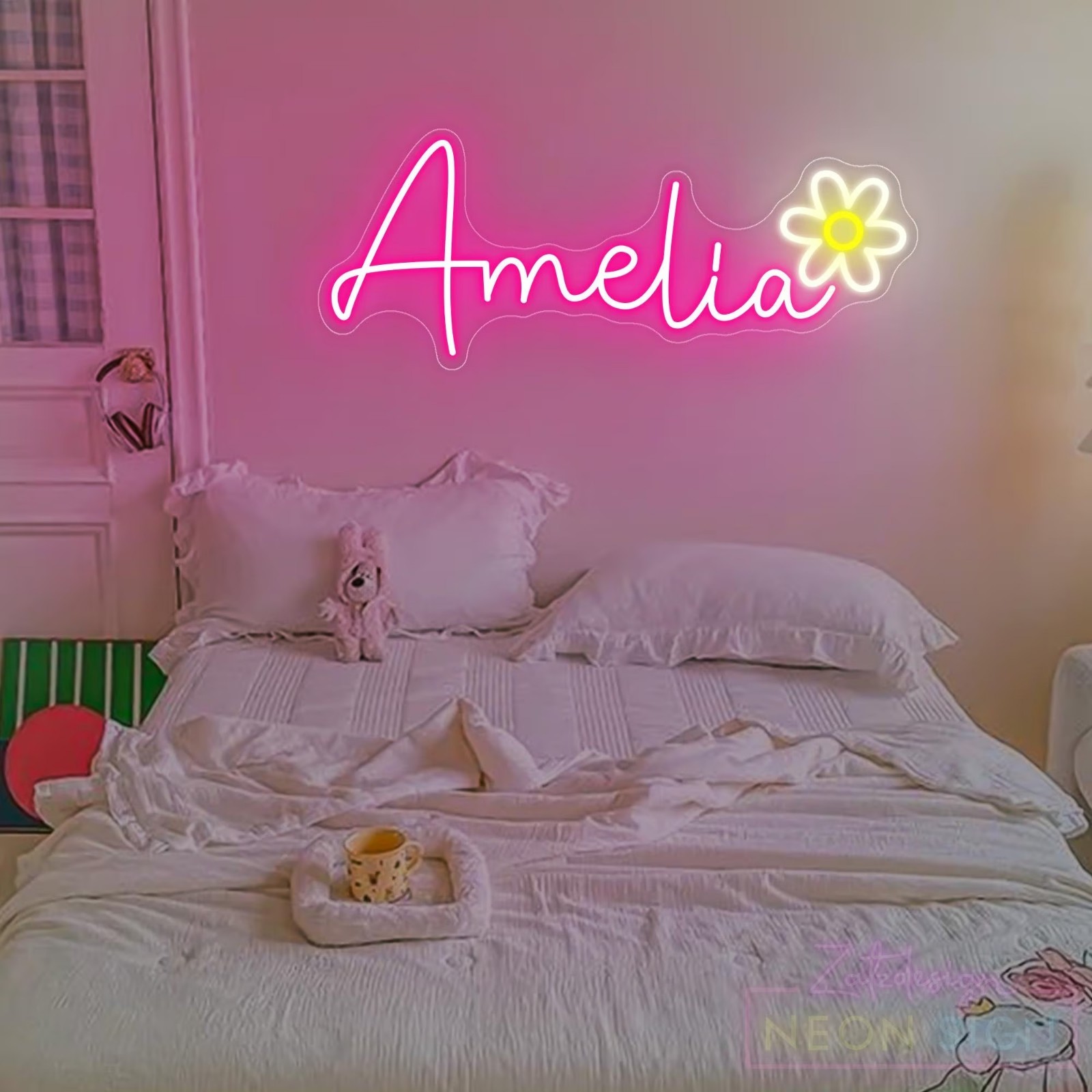 Custom Name Neon Sign Personalized Boys, Girls Bedroom Gift for Kid Dorm Decor
