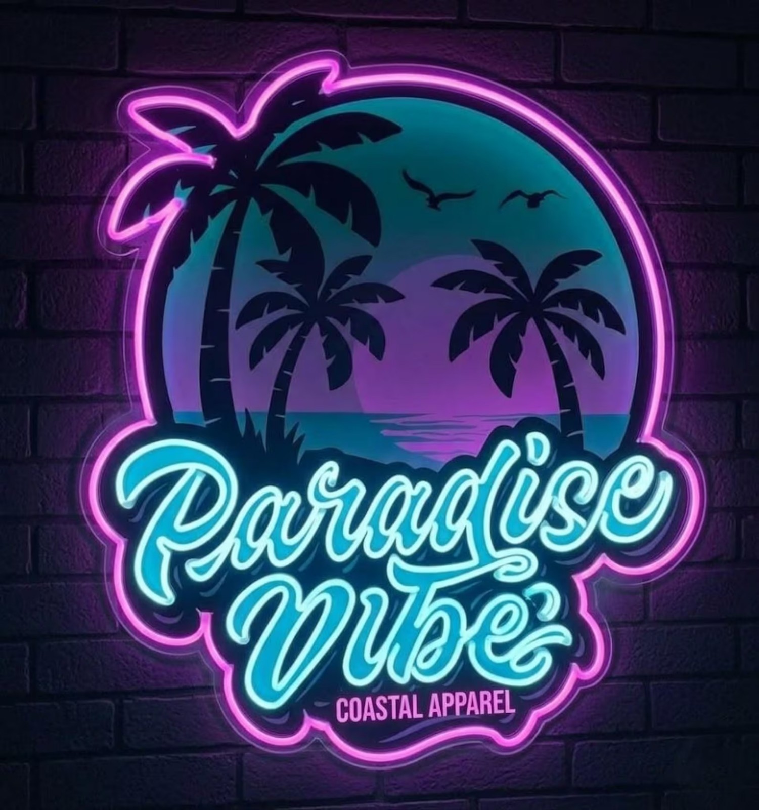 Custom UV Print Neon Sign Personalized LED Logo Sign | Business Logo Wall Decor