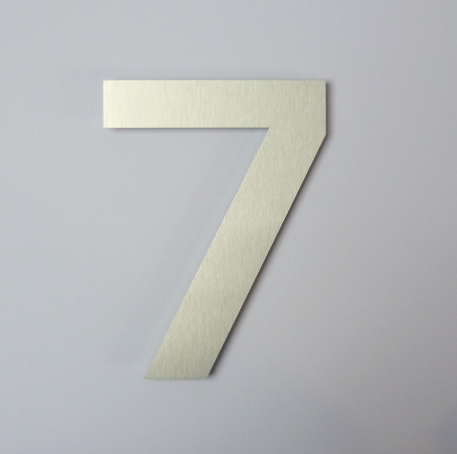 Extra Large 25cm / 30cm Contemporary Stainless Steel House Number