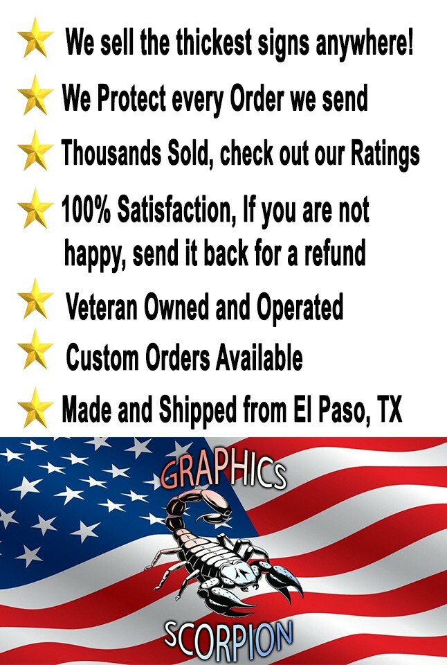 Sorry We’re ****** Aluminum Sign 8×12 in