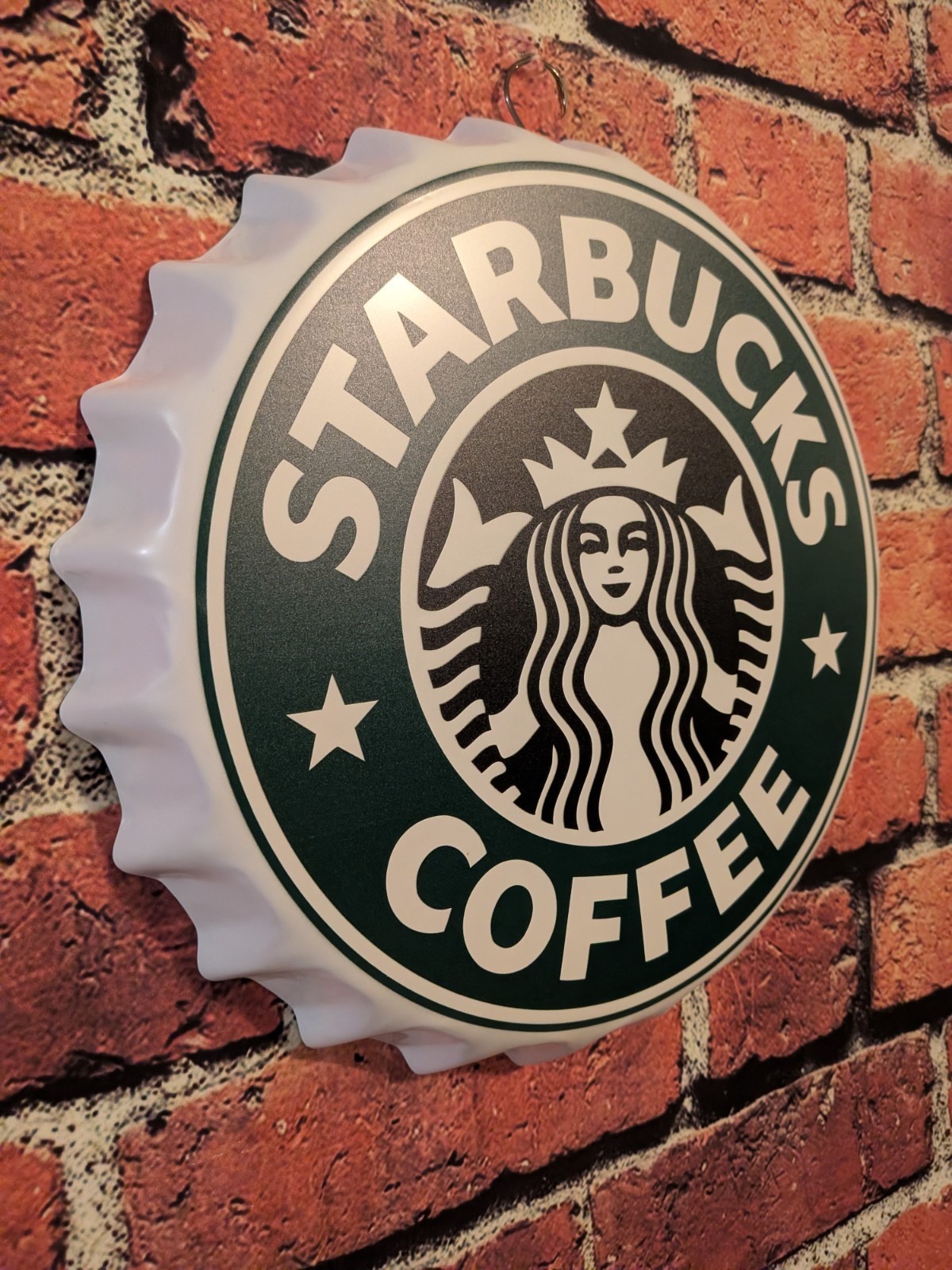 Starbucks Coffee Sign (14″) Mancave Garage Bar Patio Home Decor