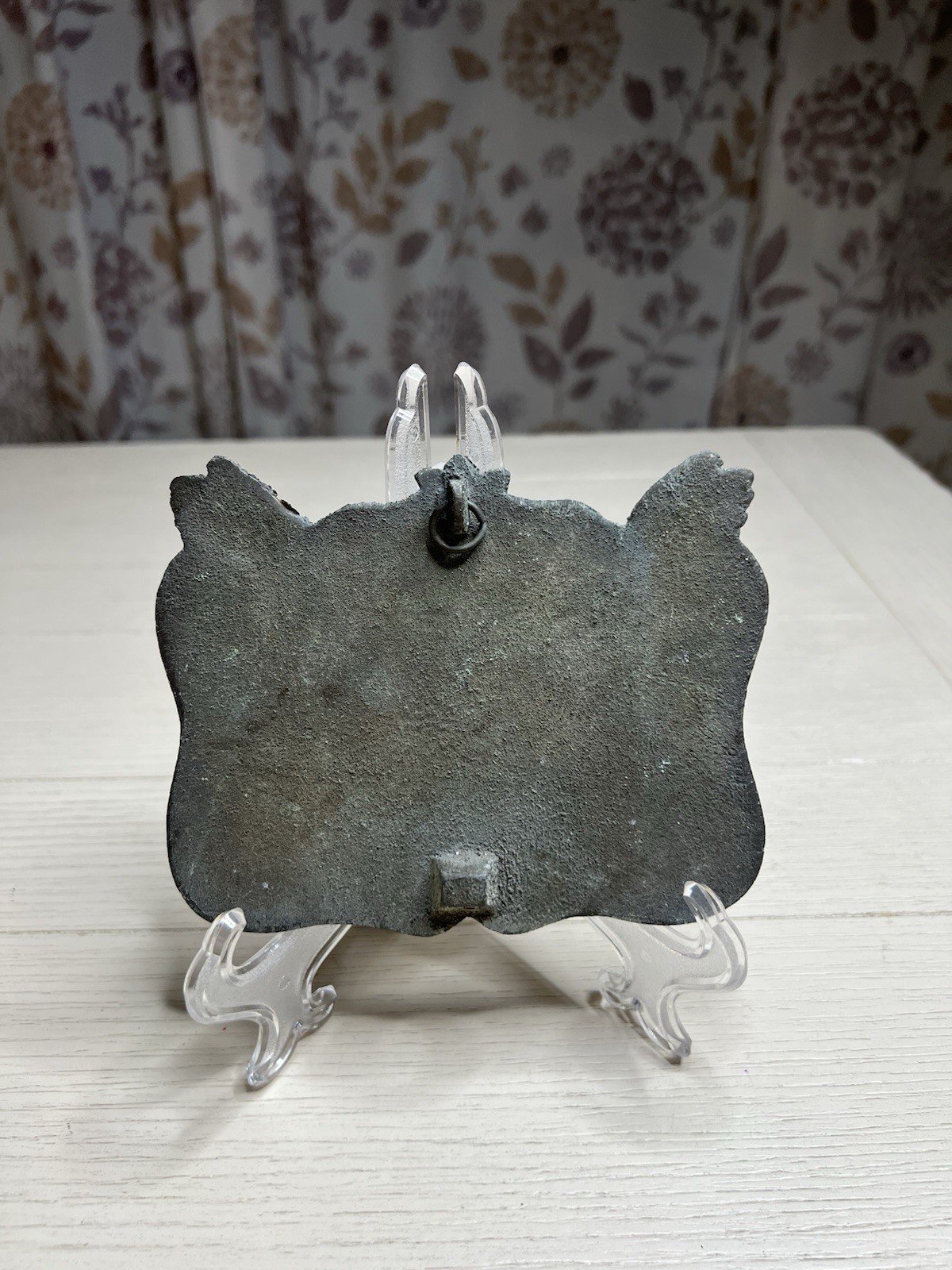 Garden Cast Metal Plaque Hummingbirds “She Who Plants A Garden Plants Happiness”