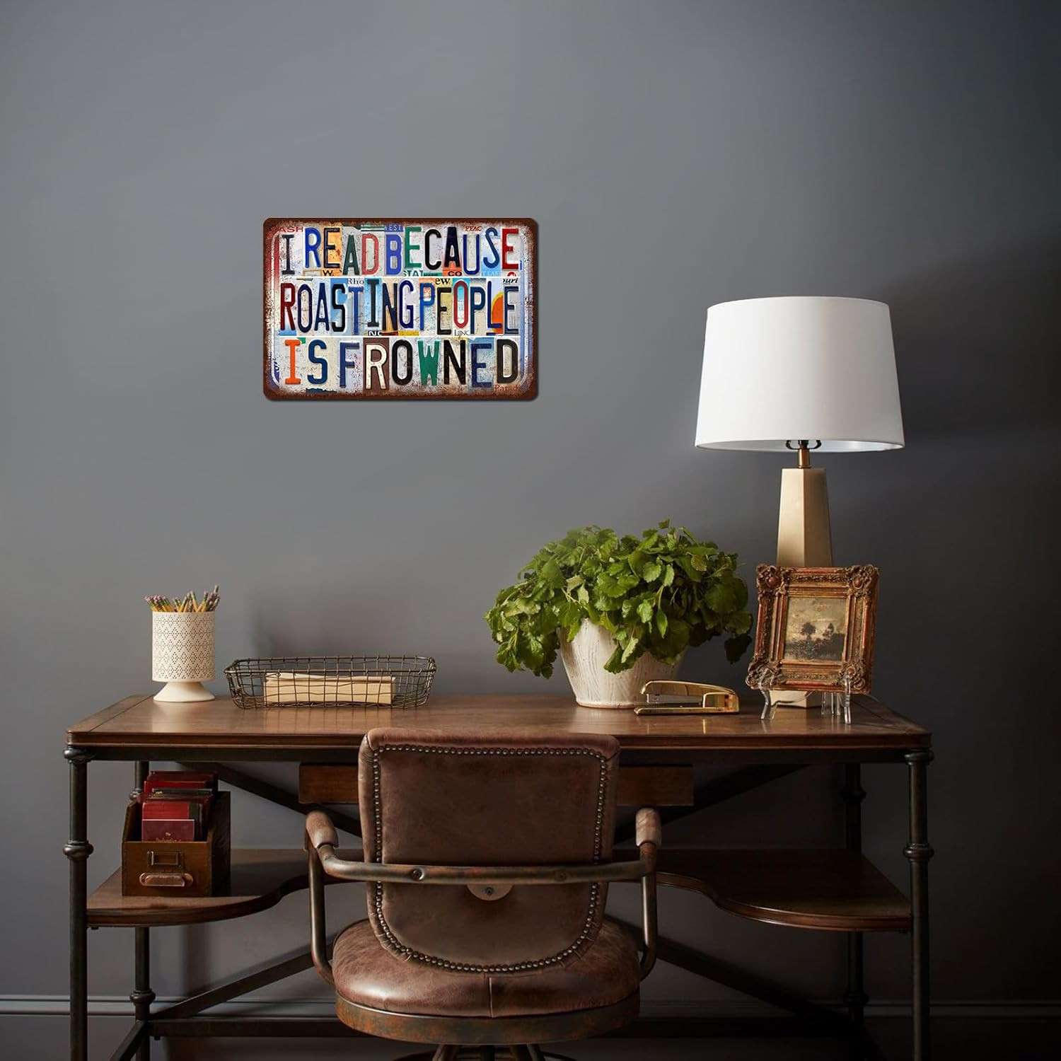Vintage Wall Decor Metal Sign Tin Signs for Man Cave Home Garage – What If I Fal