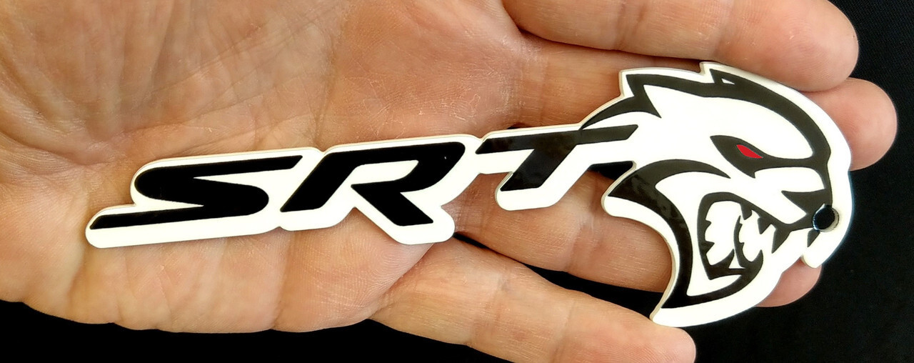 Dodge SRT Hellcat Red Eye Black Steel Sign