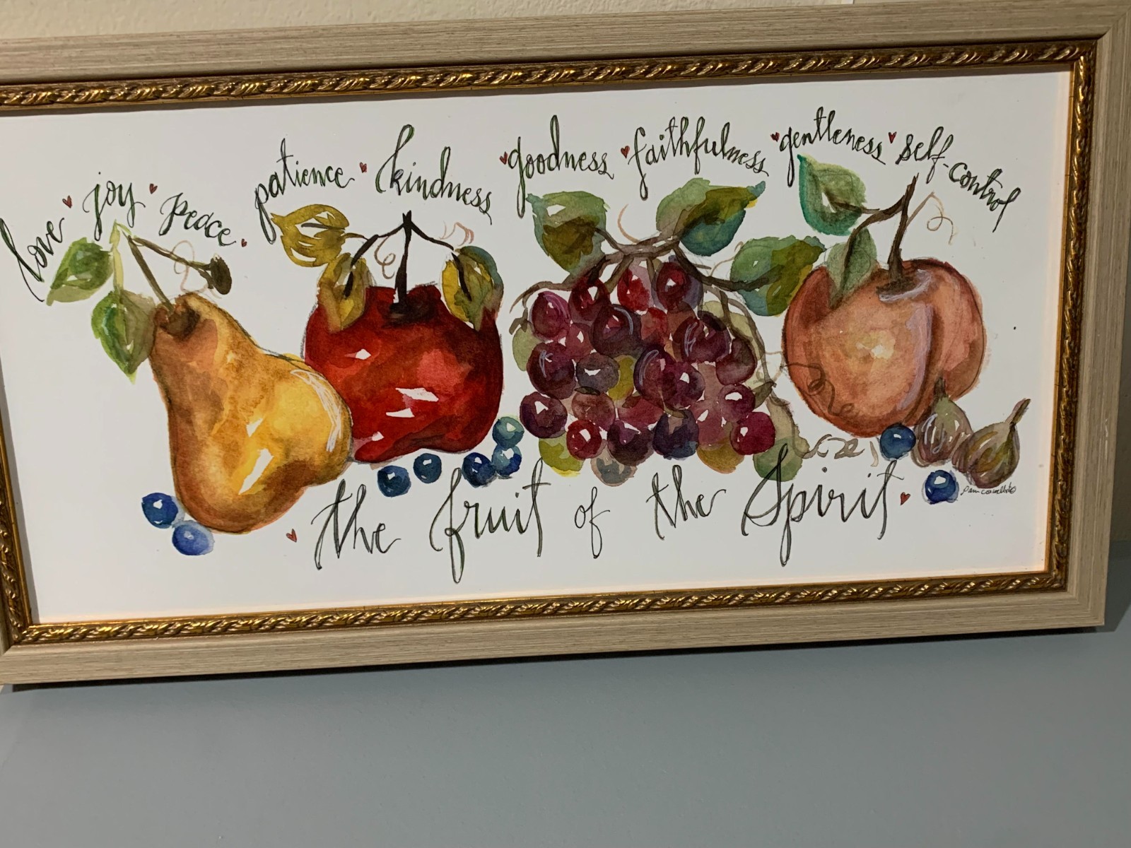 Spirit Wood Wall Decor Fruit of the Spirit Hanging 21 inches X 11 inches