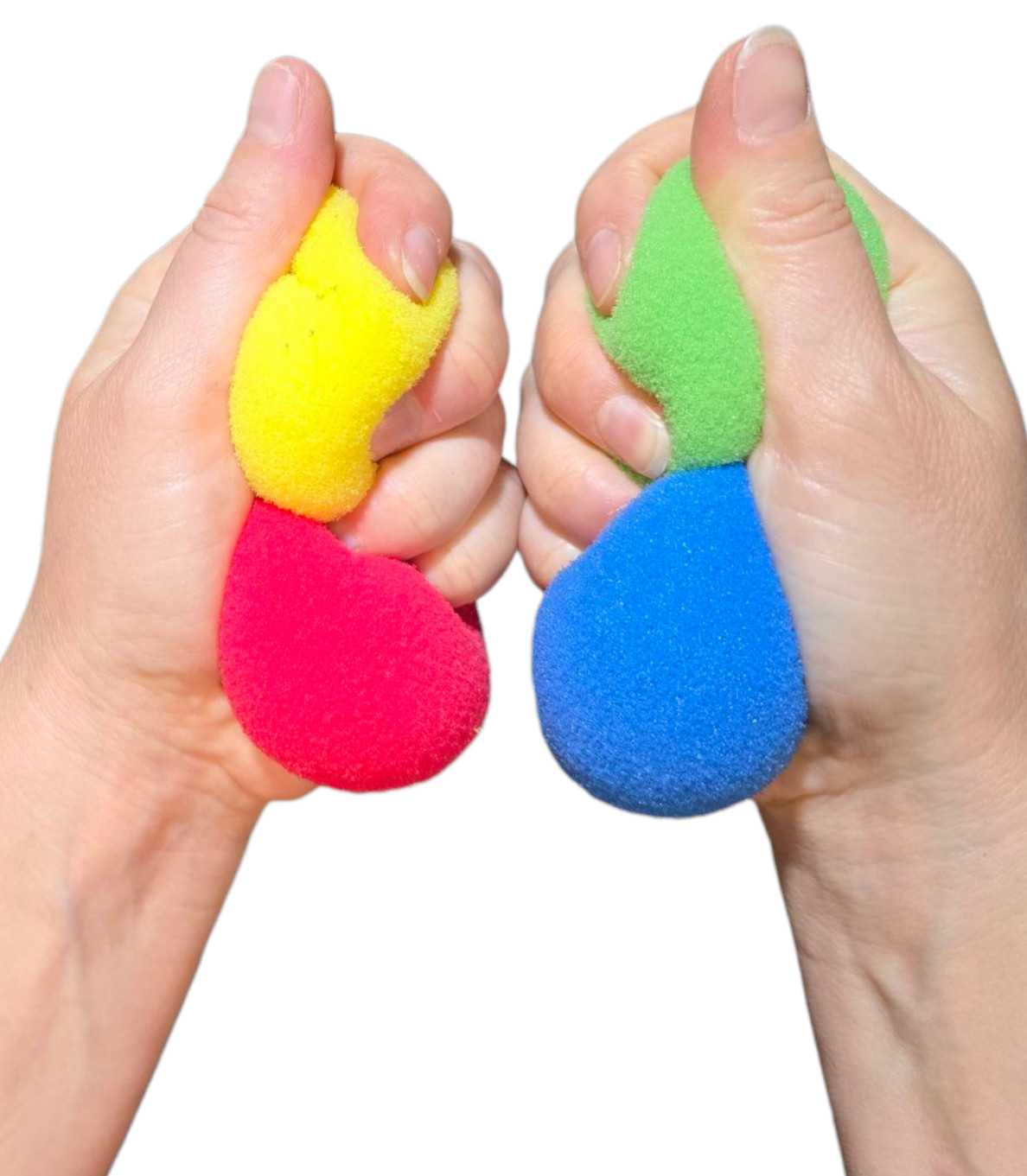 Multi-Color Carnival 2.5″ Foam Balls (12 Pack) Squeeze Relaxable Stress Relief F