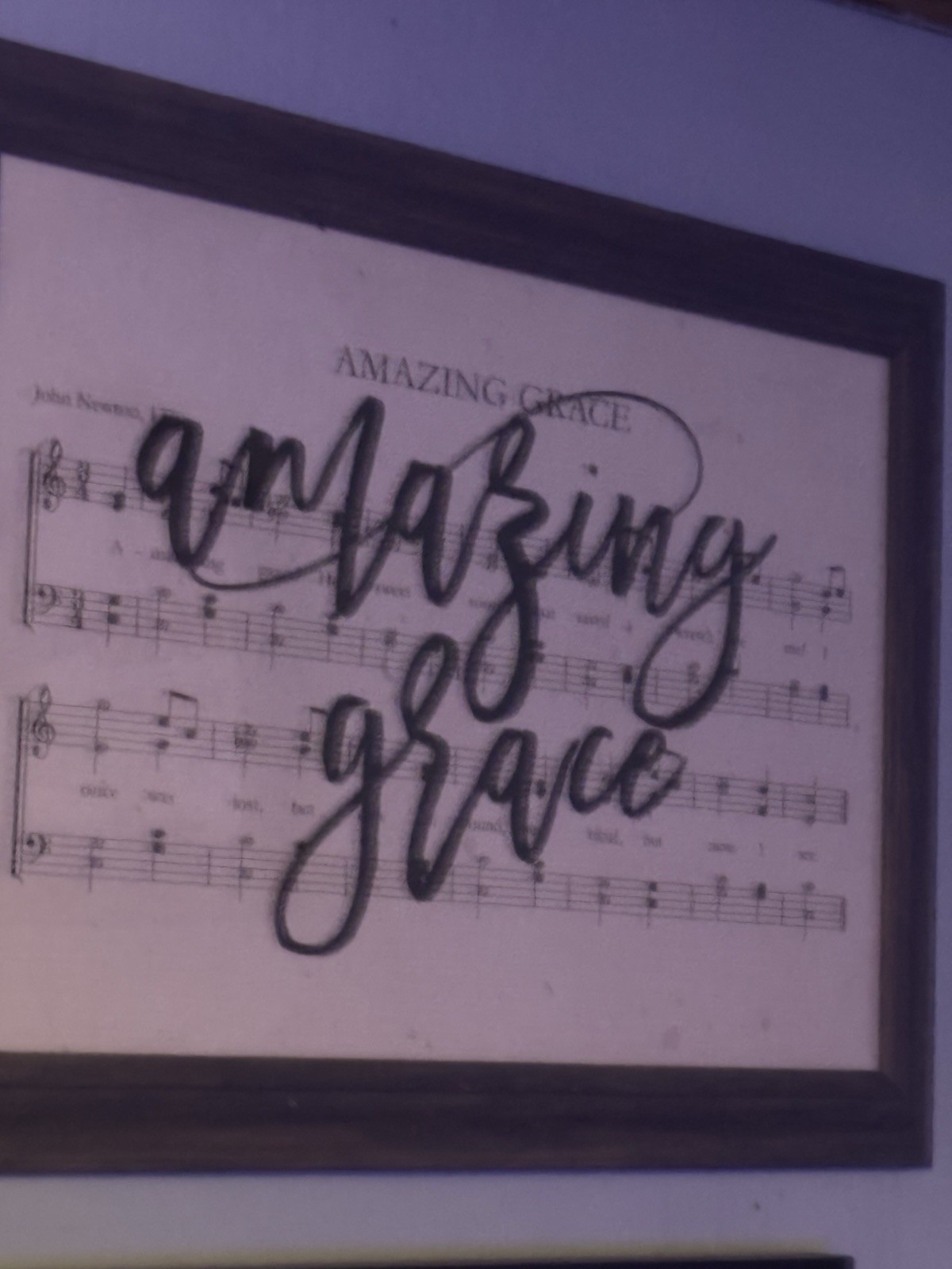 Amazing Grace Wall Decor