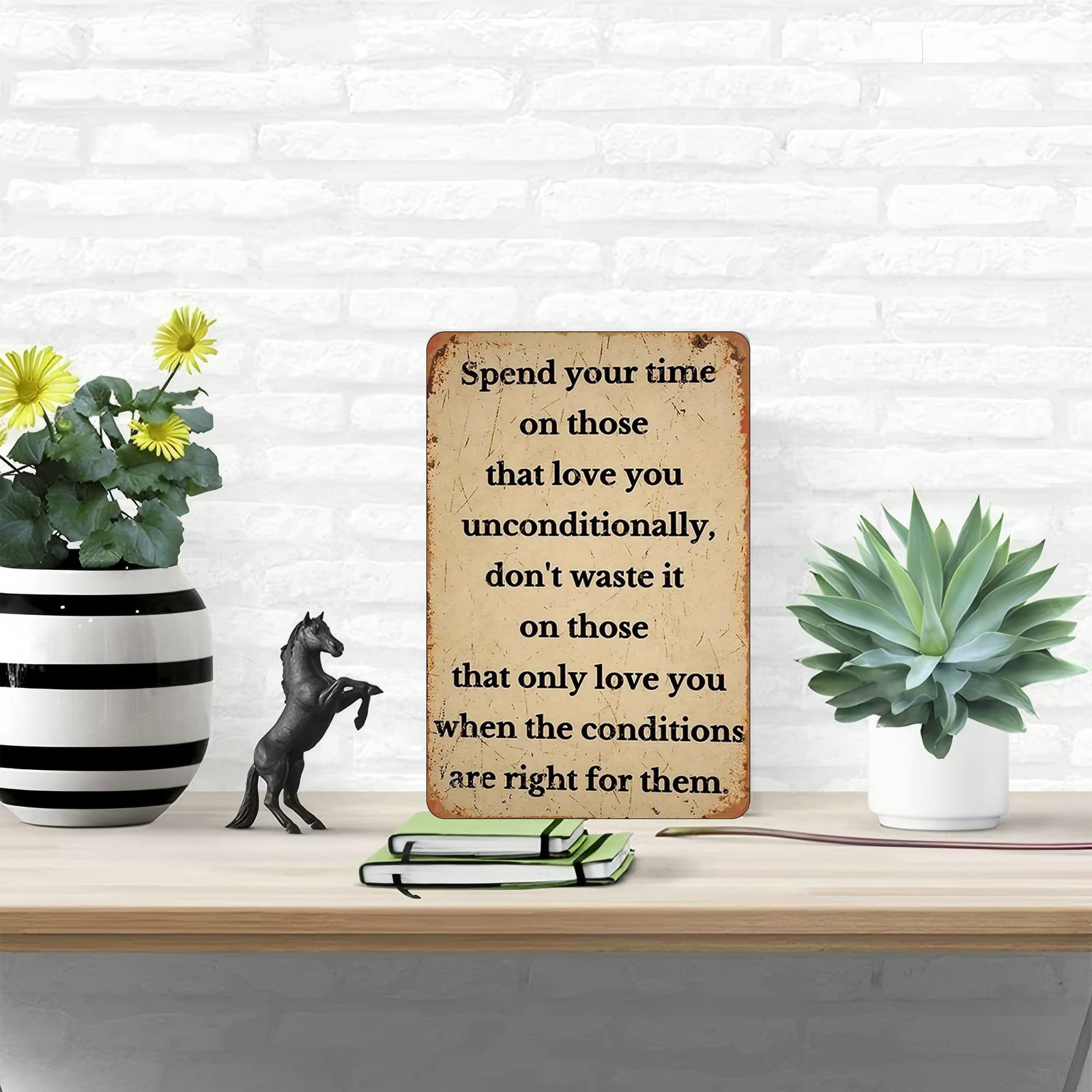 Metal Sign 20.32*30.48 cm Rustic Iron Wall Art