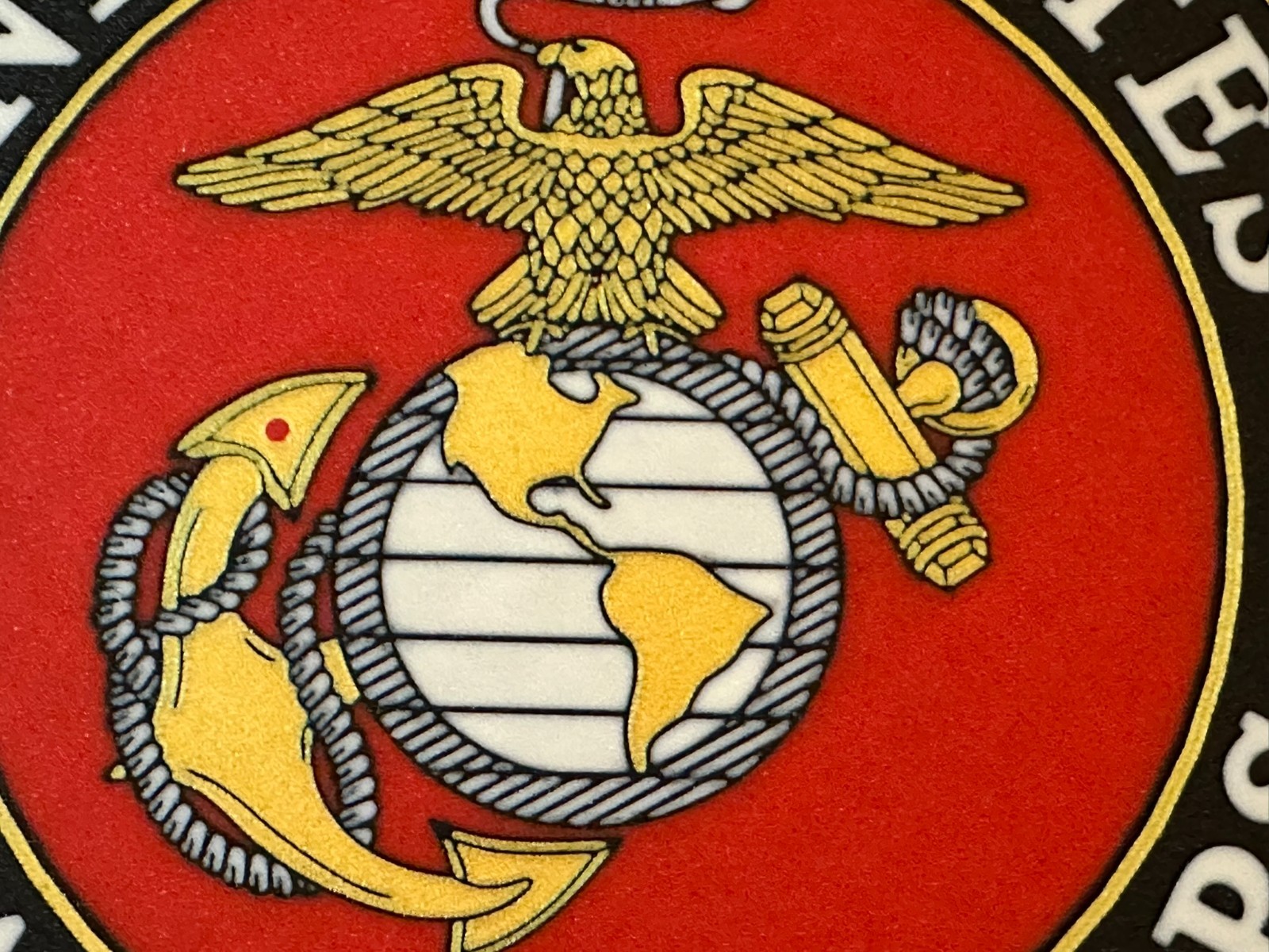 Marine Corps Emblem – USMC – 10 inches – Ready to Hang