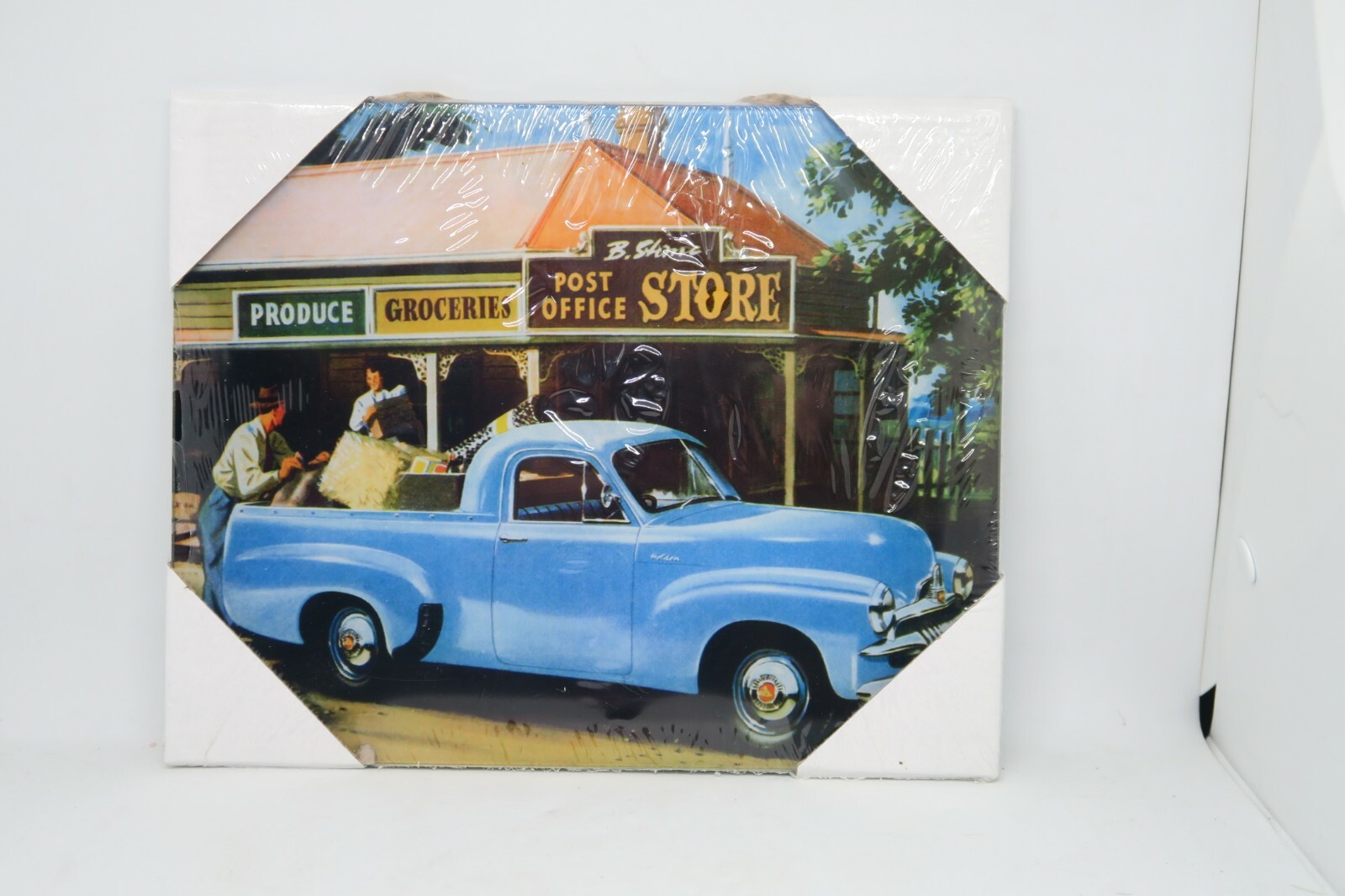 FJ Ute General Store Glass Hanging Sign 25 cm x 20 cm Man cave Garage Shed
