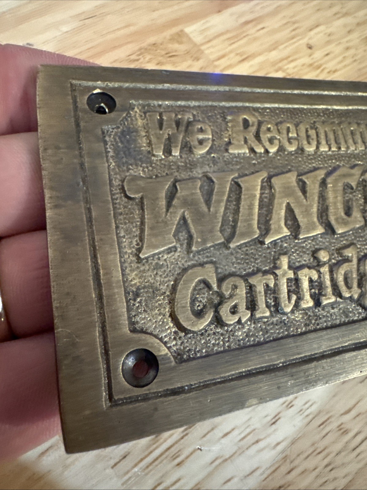 Winchester Sign Plaque Home Office Rustic Cabin Bedroom Room Decoration Decor US
