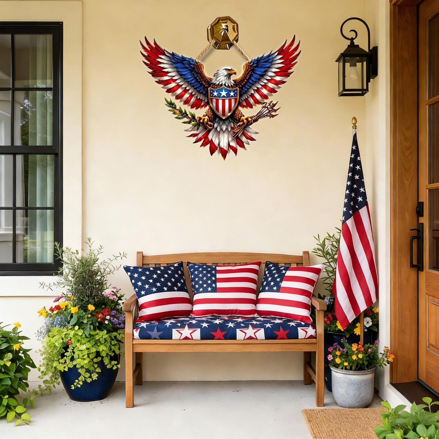 Independence Door Sign 250Th Anniversary America Eagle 1776-2026 250 Years of Fr