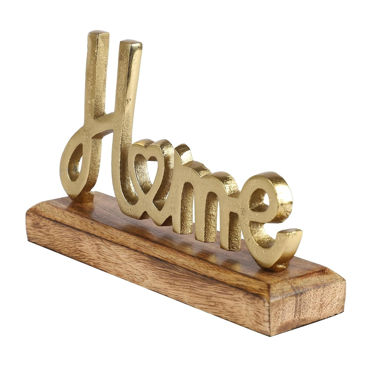 Home Sign Decor | Decorative Items For Home Living Room | Metal Word Sign with W