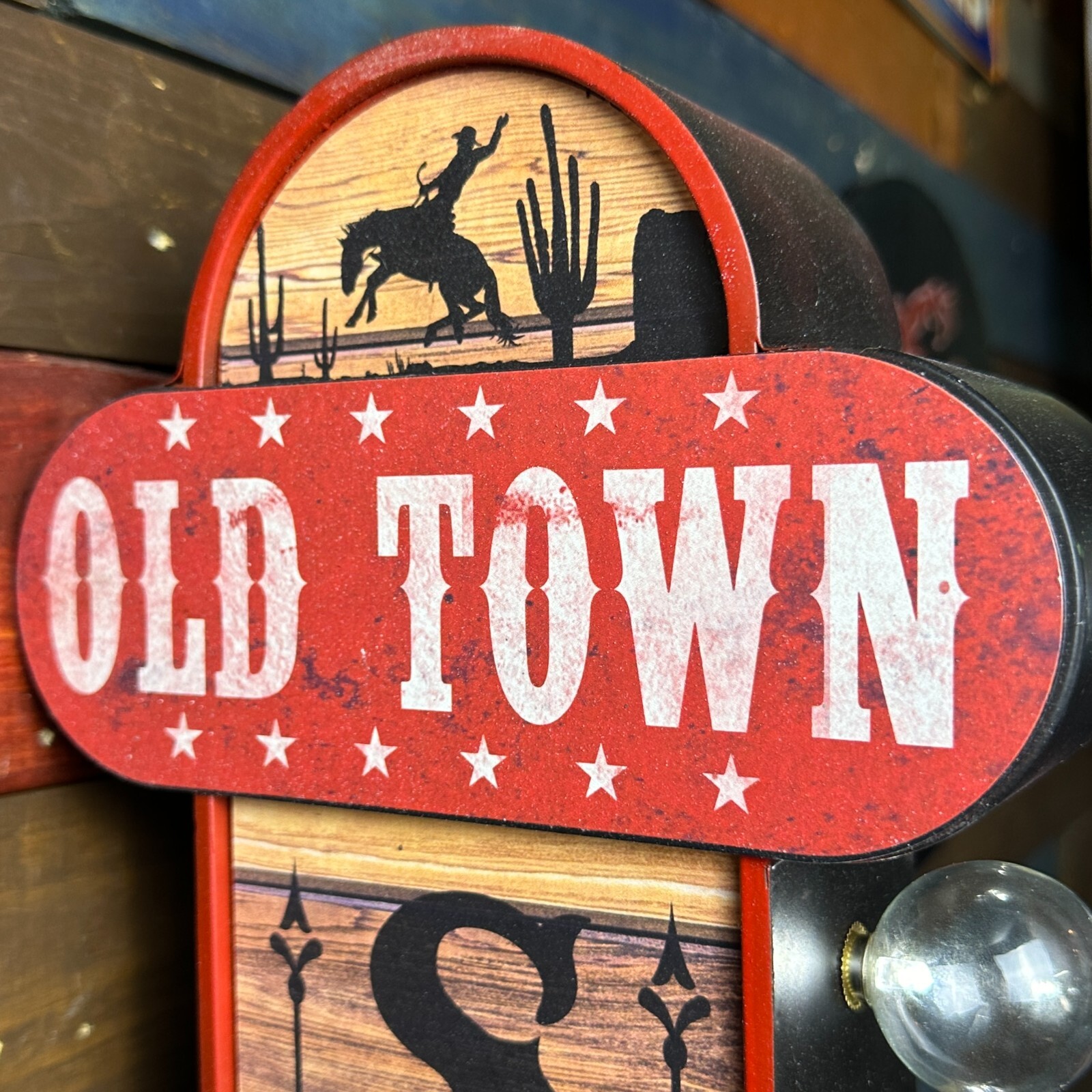 Saloon Double Sided Vintage Inspired 25″ Battery Operated Marquee LED Sign