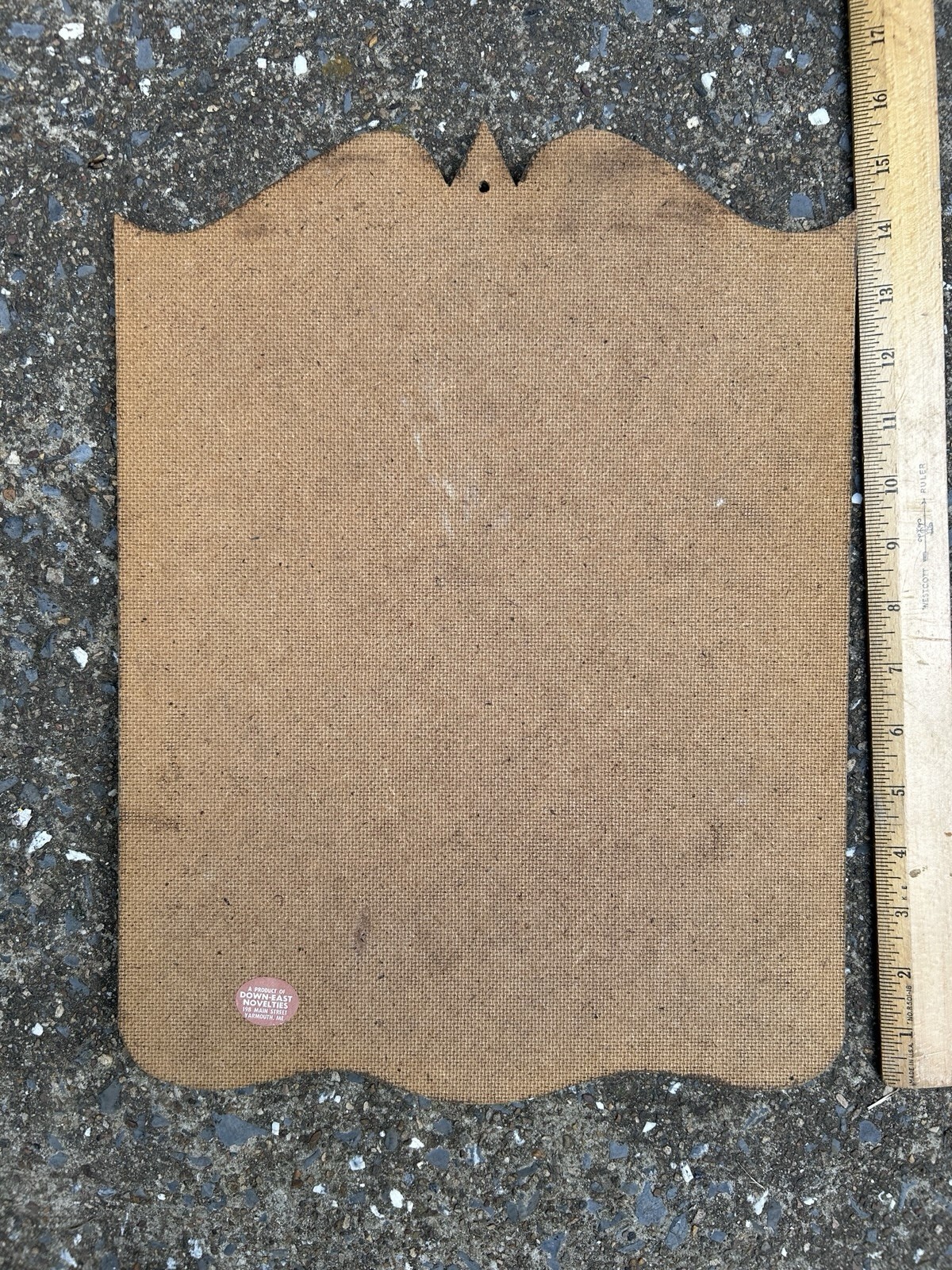 Vtg Fun Repro Colonial Publick Notices Failure To Take Heed Chalkboard Sign