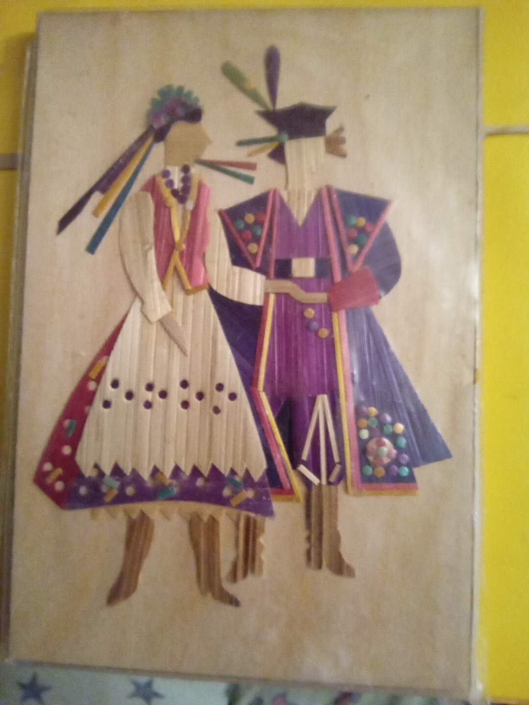 Wooden Picure Made In Poland 6 X4x 1