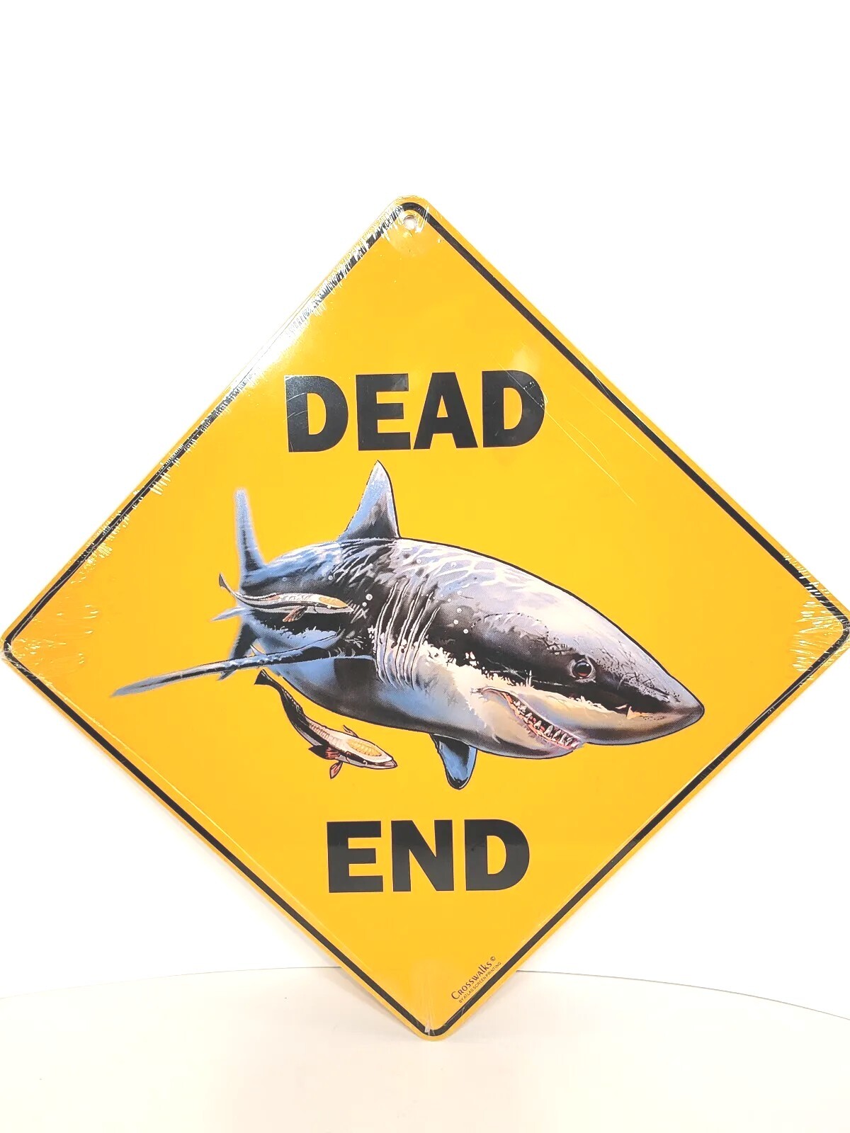 Crosswalks Dead End Great White Shark Sign Atlas Screen Printing