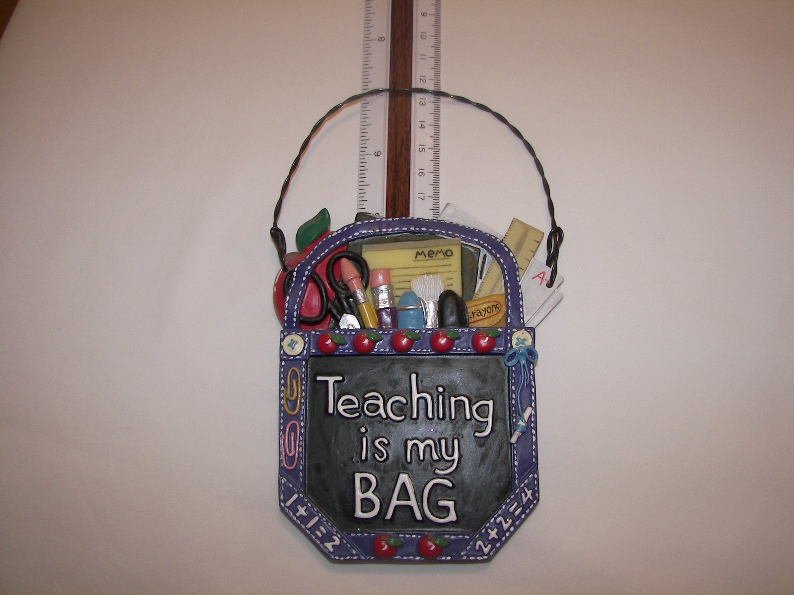 “Teaching is My Bag” Wall Hanging
