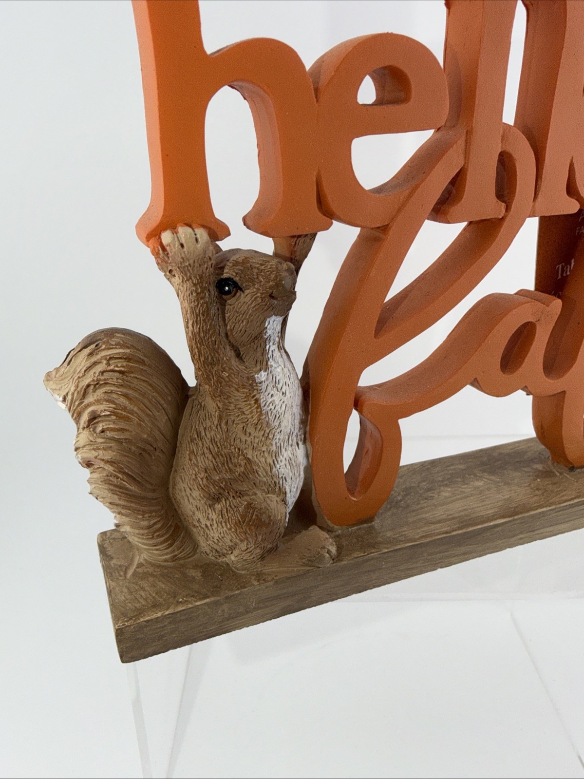 “Hello Fall” Ashland Autumn Fall Tabletop Décor Seasonal Shelf Display